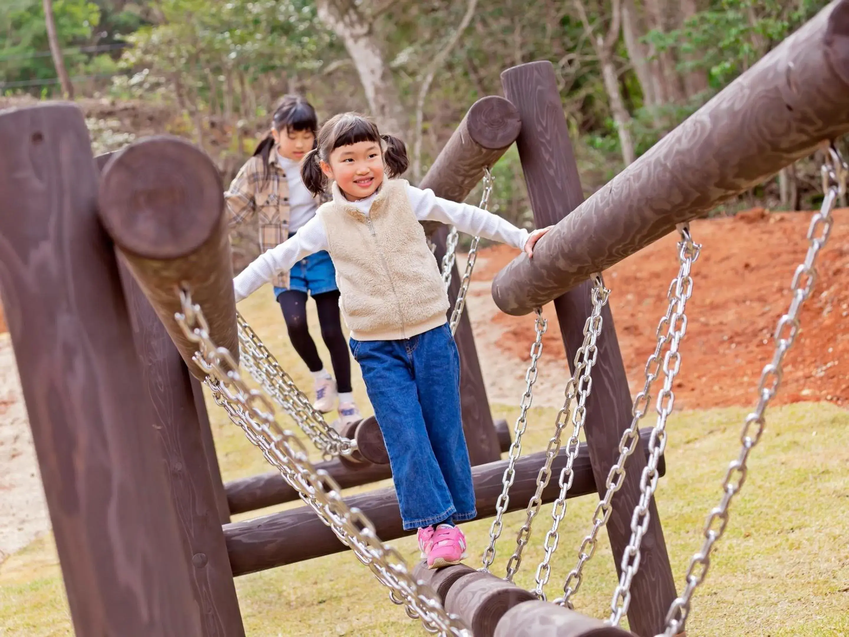 Children play ground in Matsue Forest Park