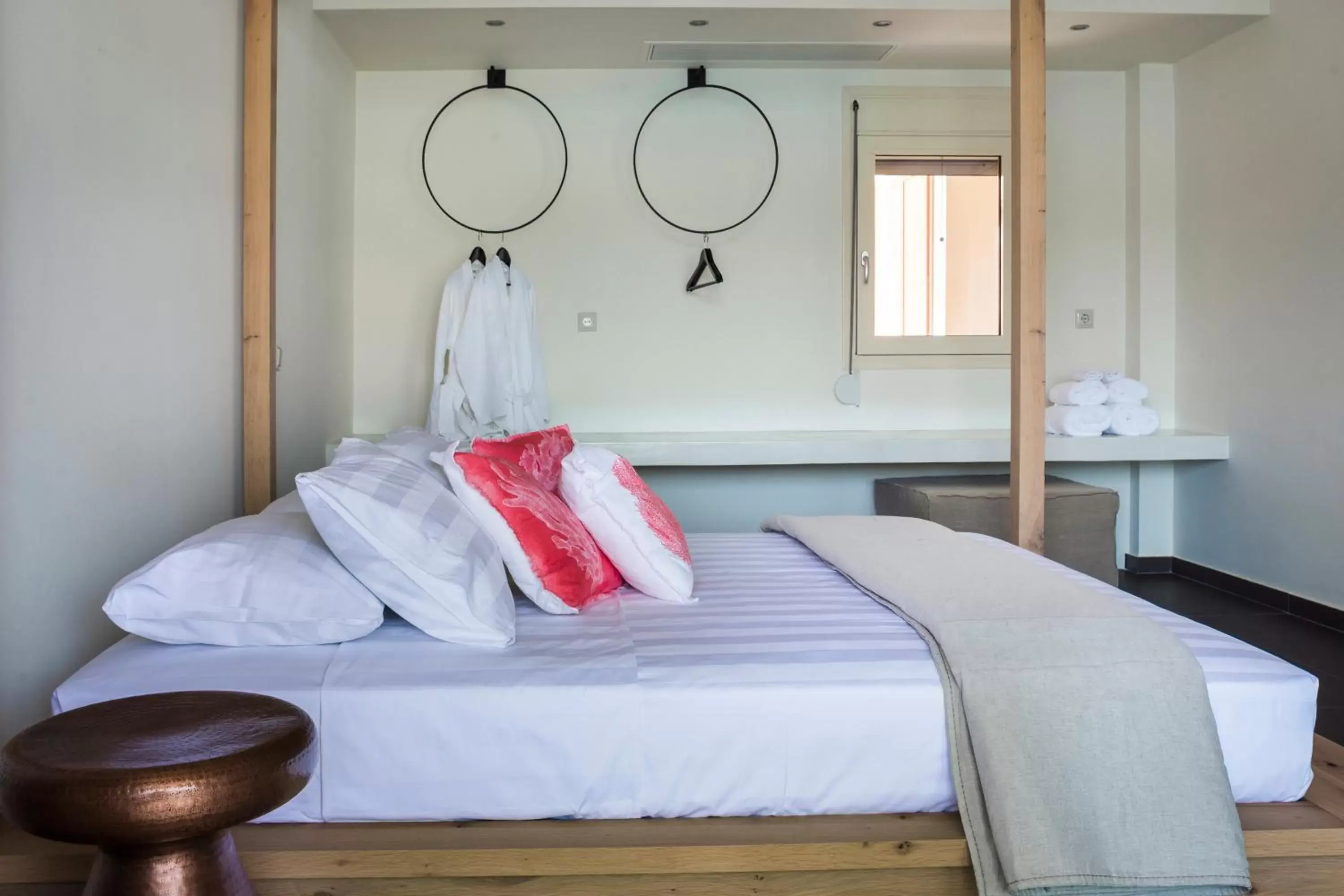 Bed in Argostoli Marina Suites