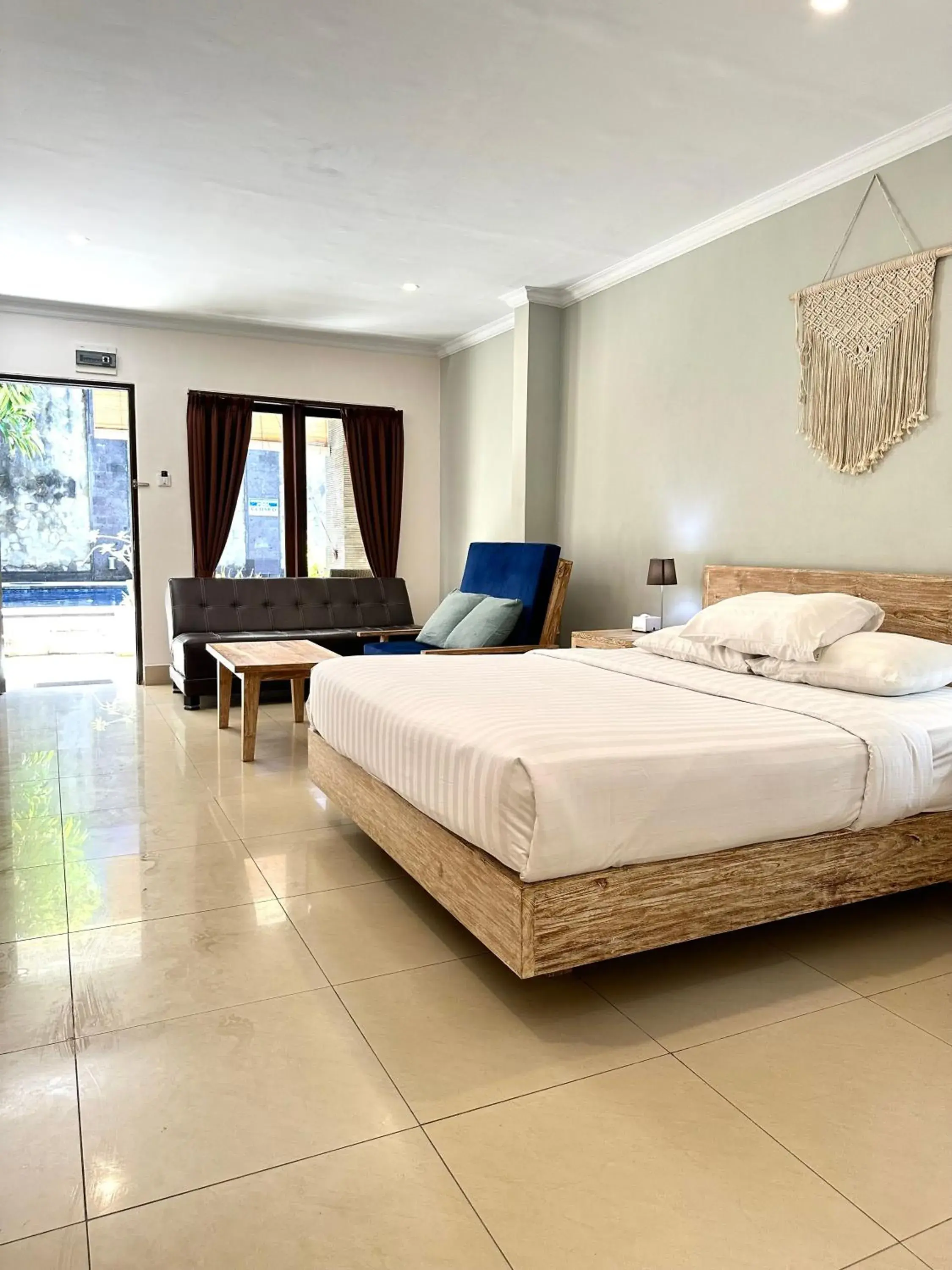 Bedroom in Radha Bali Hotel