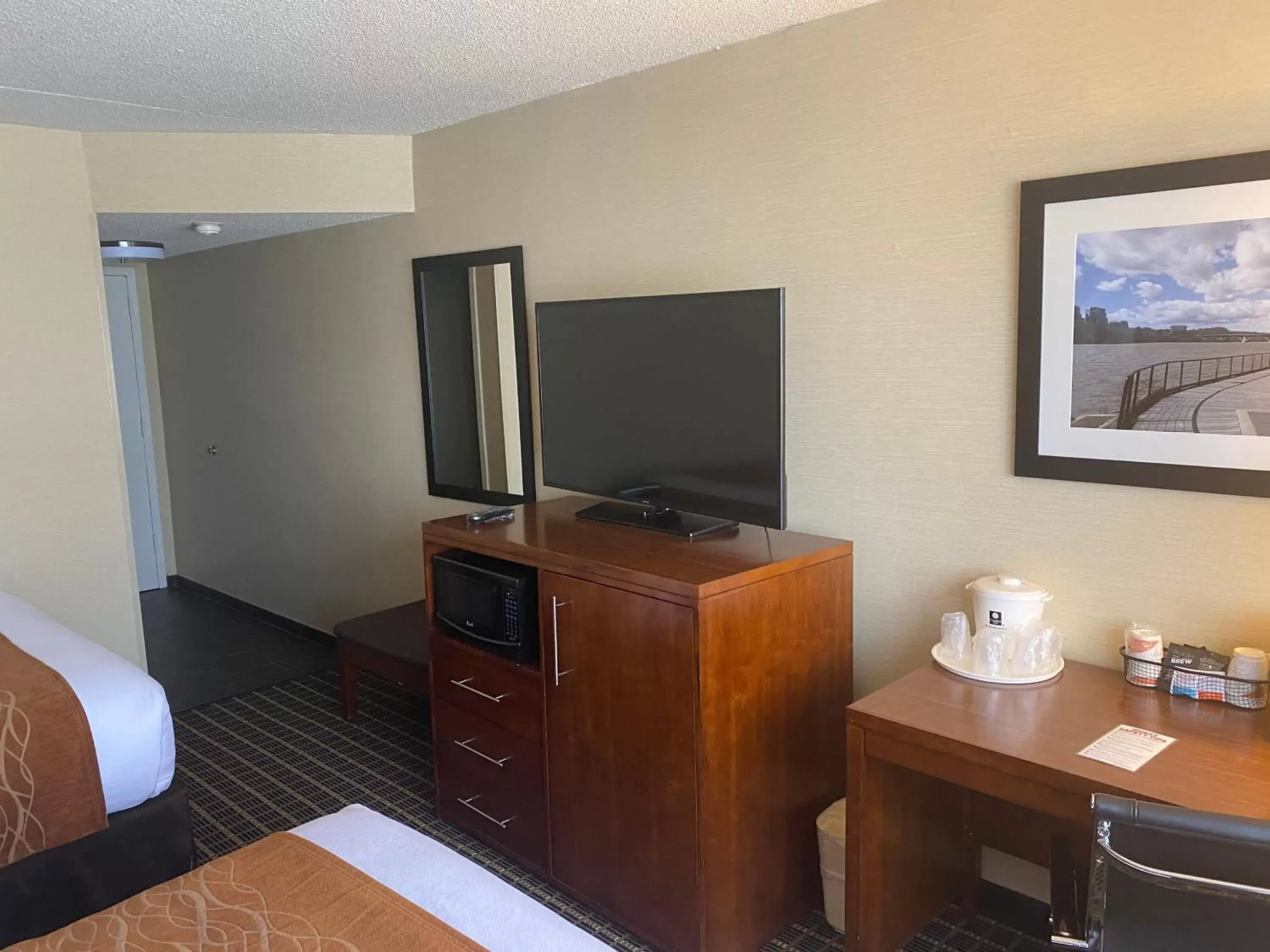 TV and multimedia, TV/Entertainment Center in Comfort Inn Springfield