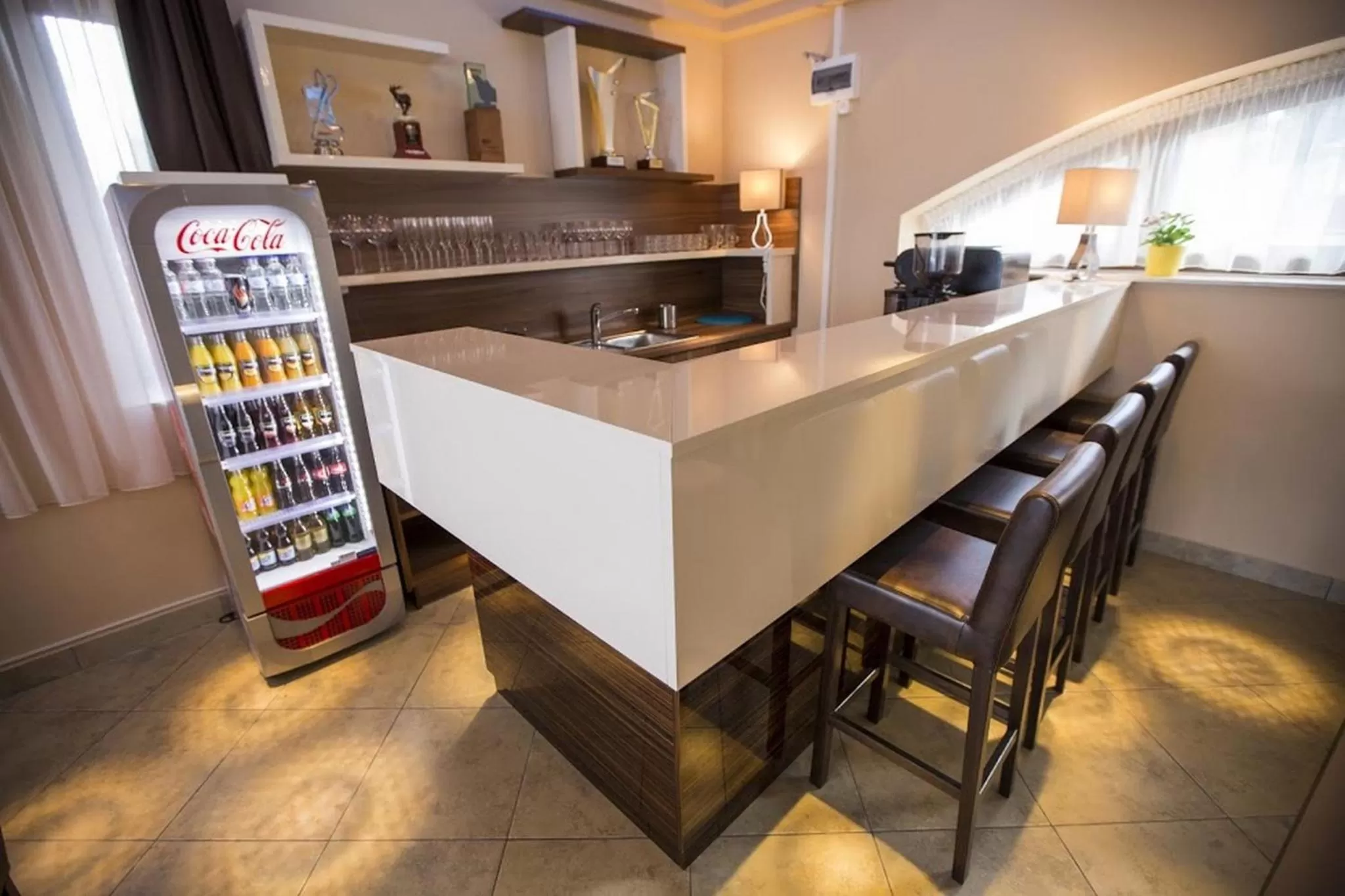 Lounge or bar in Pole Position Beach Hotel