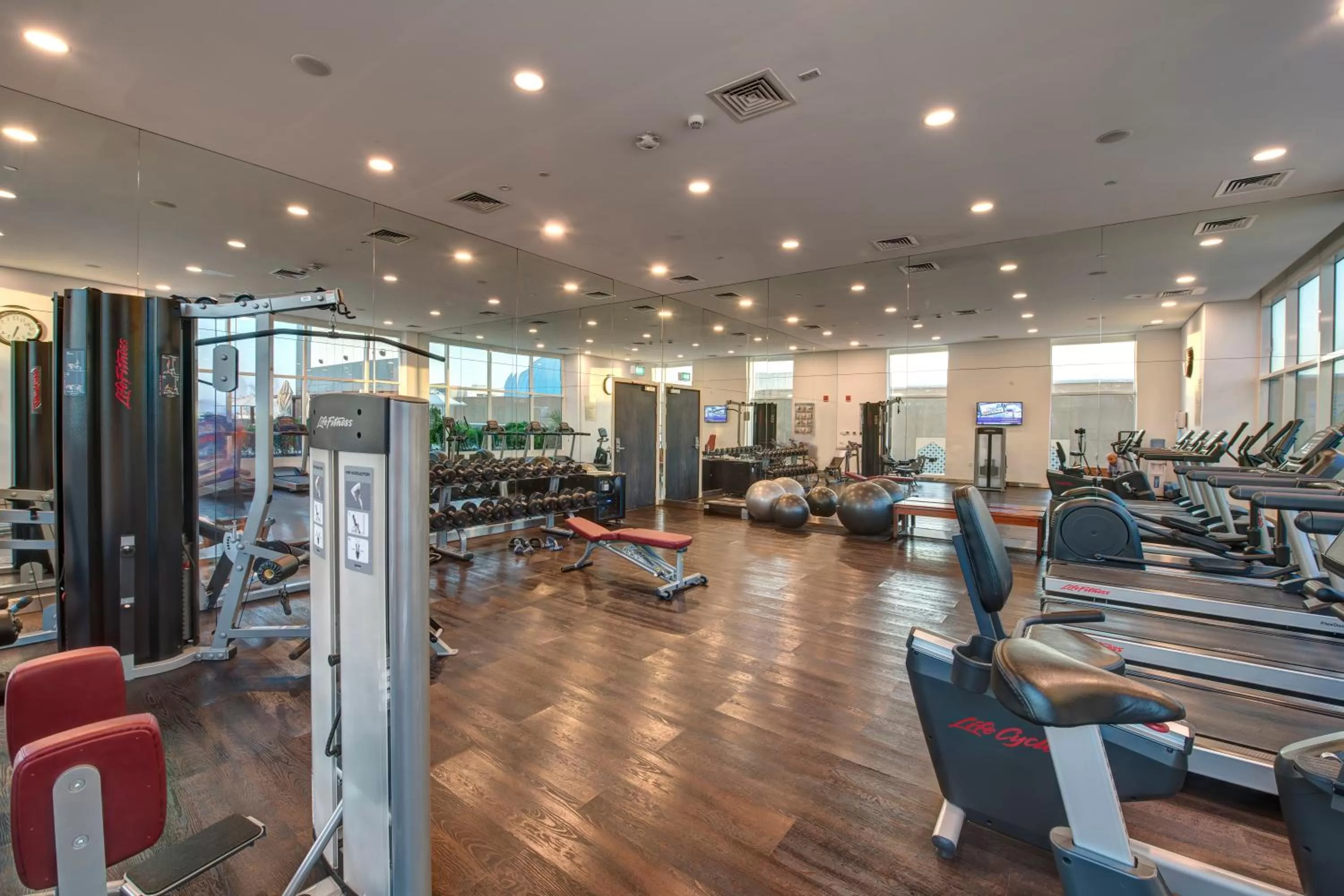 Fitness centre/facilities in Premier Inn Dubai Ibn Battuta Mall