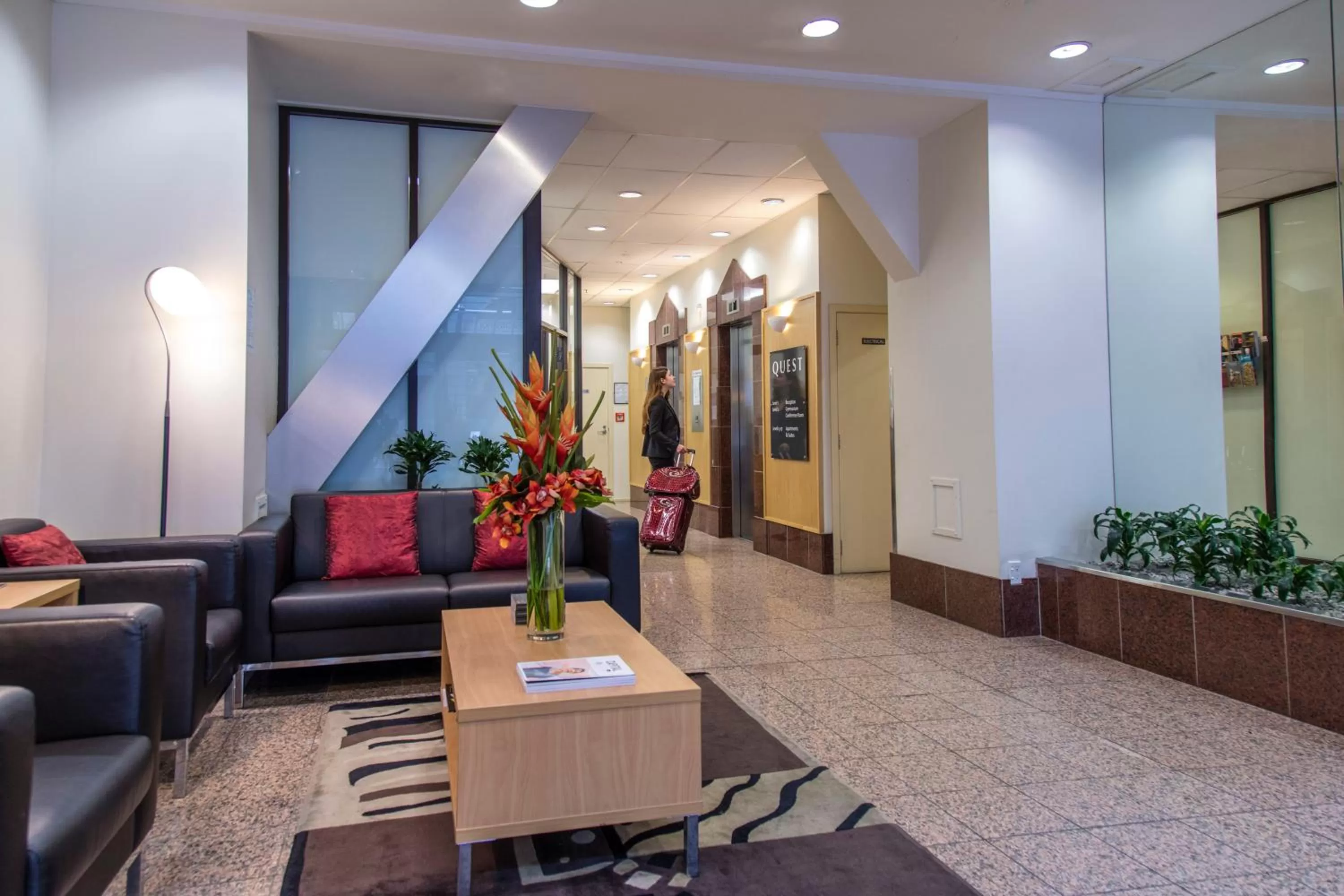 Lobby or reception in Quest on Johnston Serviced Apartments