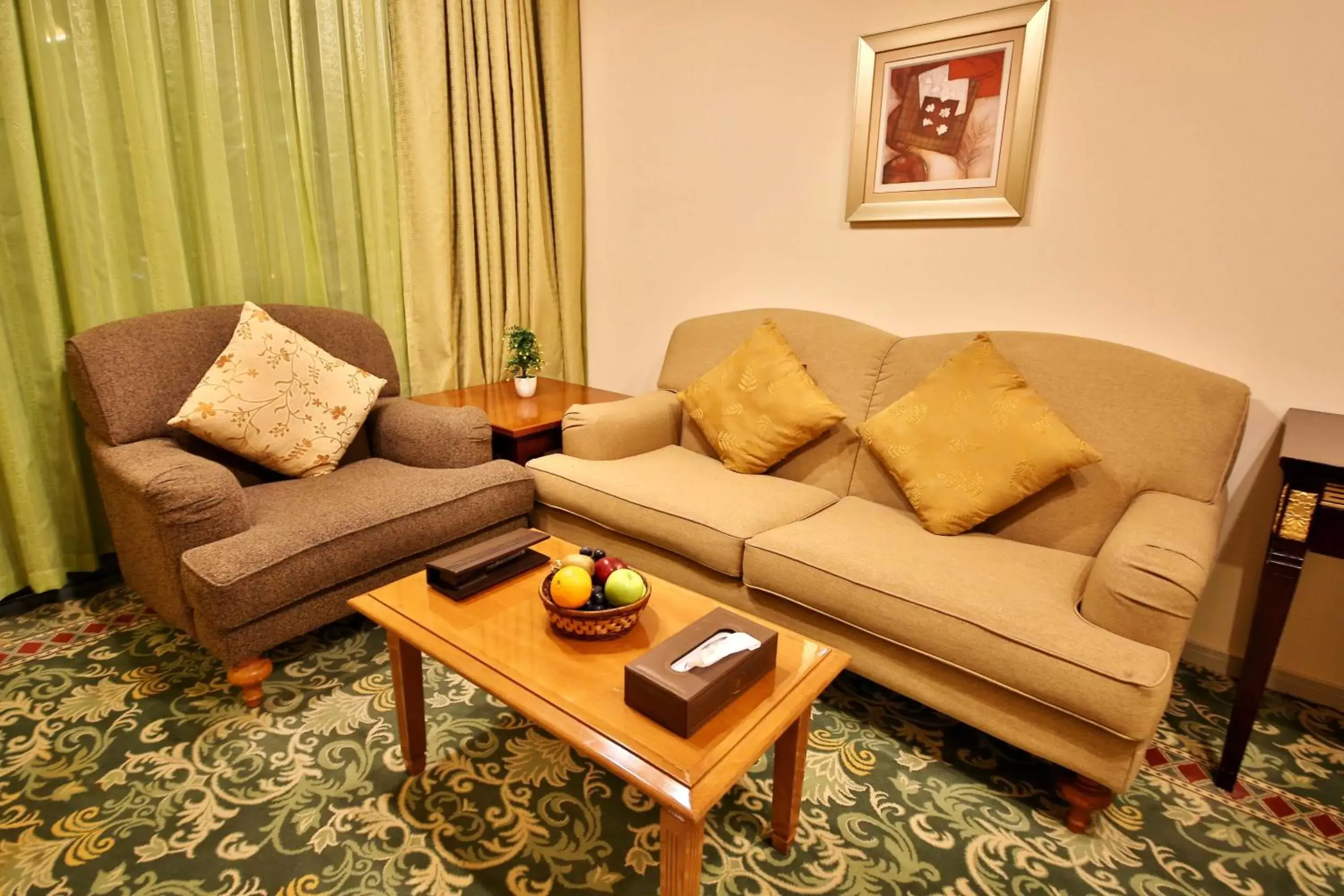 Living room, Seating Area in Midtown Furnished Apartments