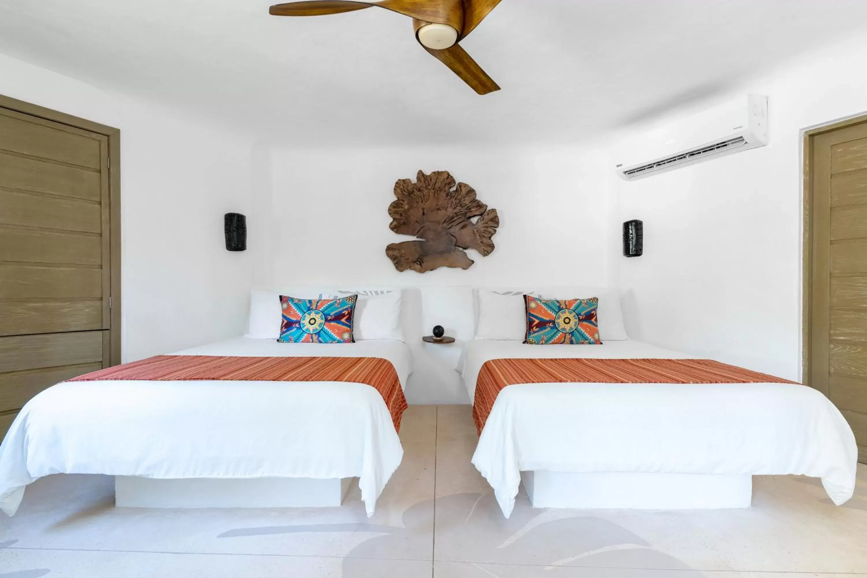 Bedroom, Bed in Mahekal Beach Front Resort & Spa