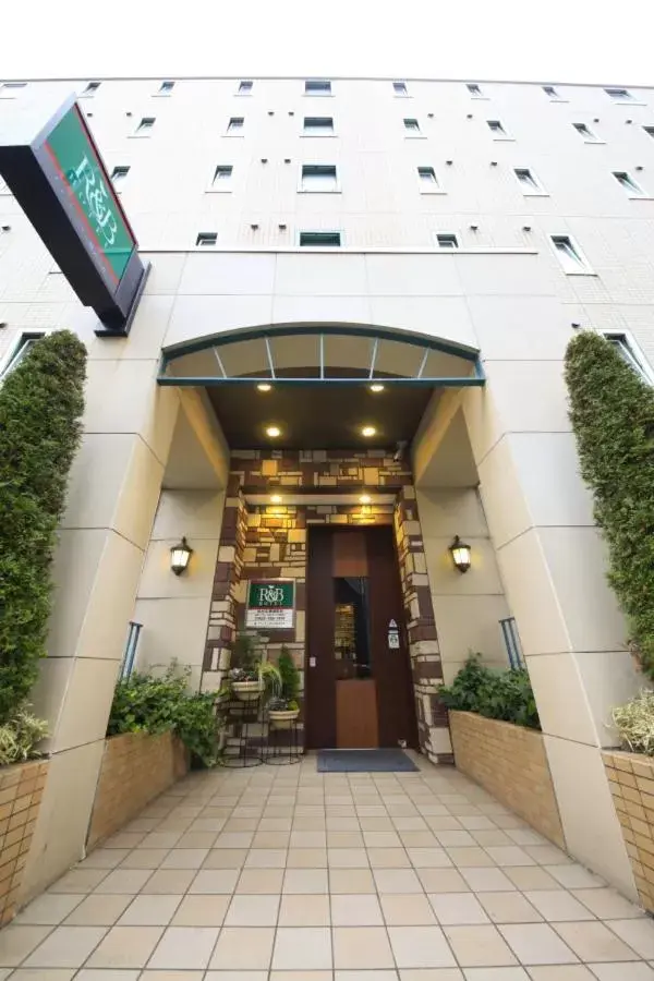 Facade/entrance in R&B Hotel Sendai Hirosedori Ekimae