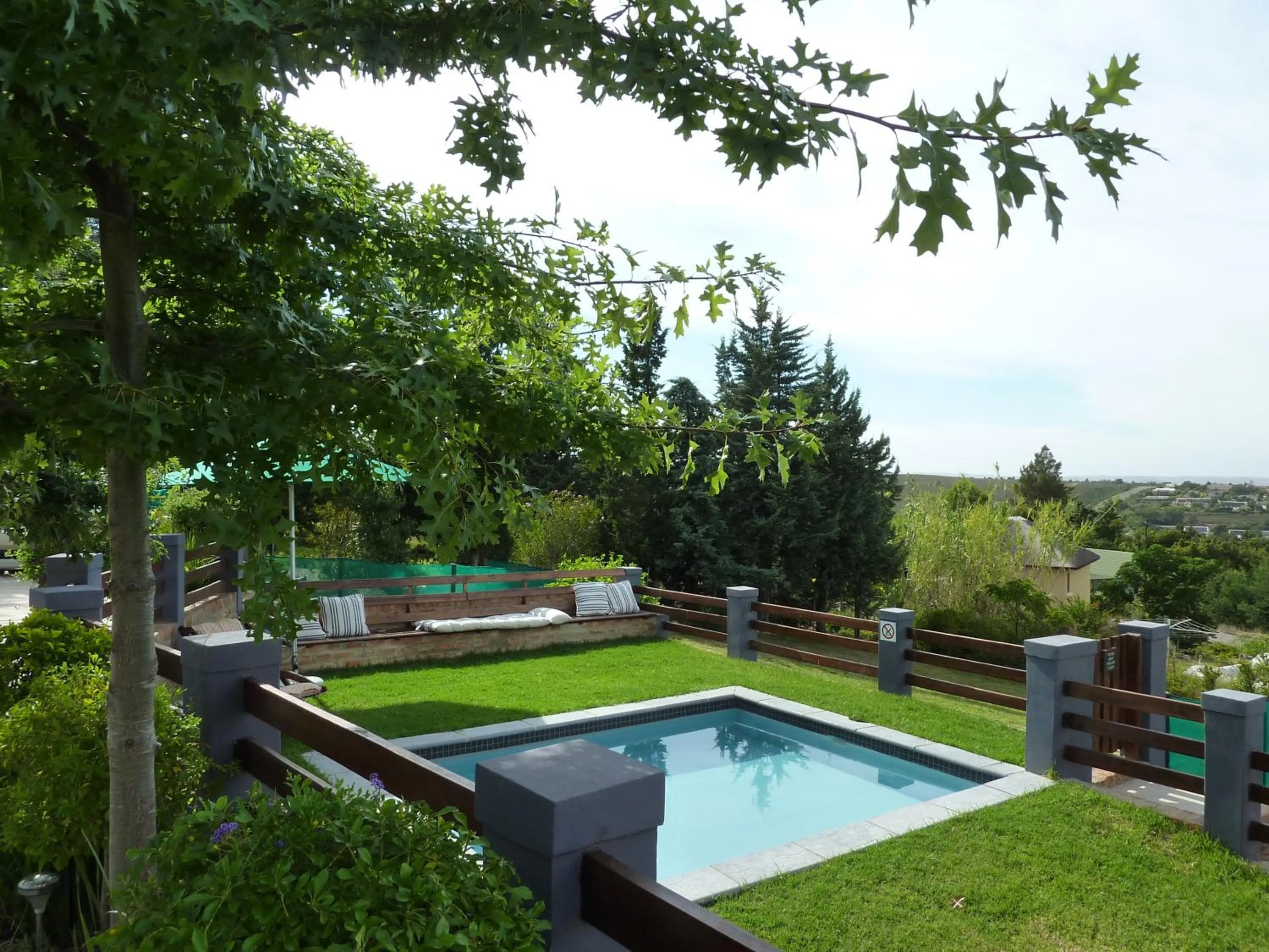 Swimming pool in A Hilltop Country Retreat