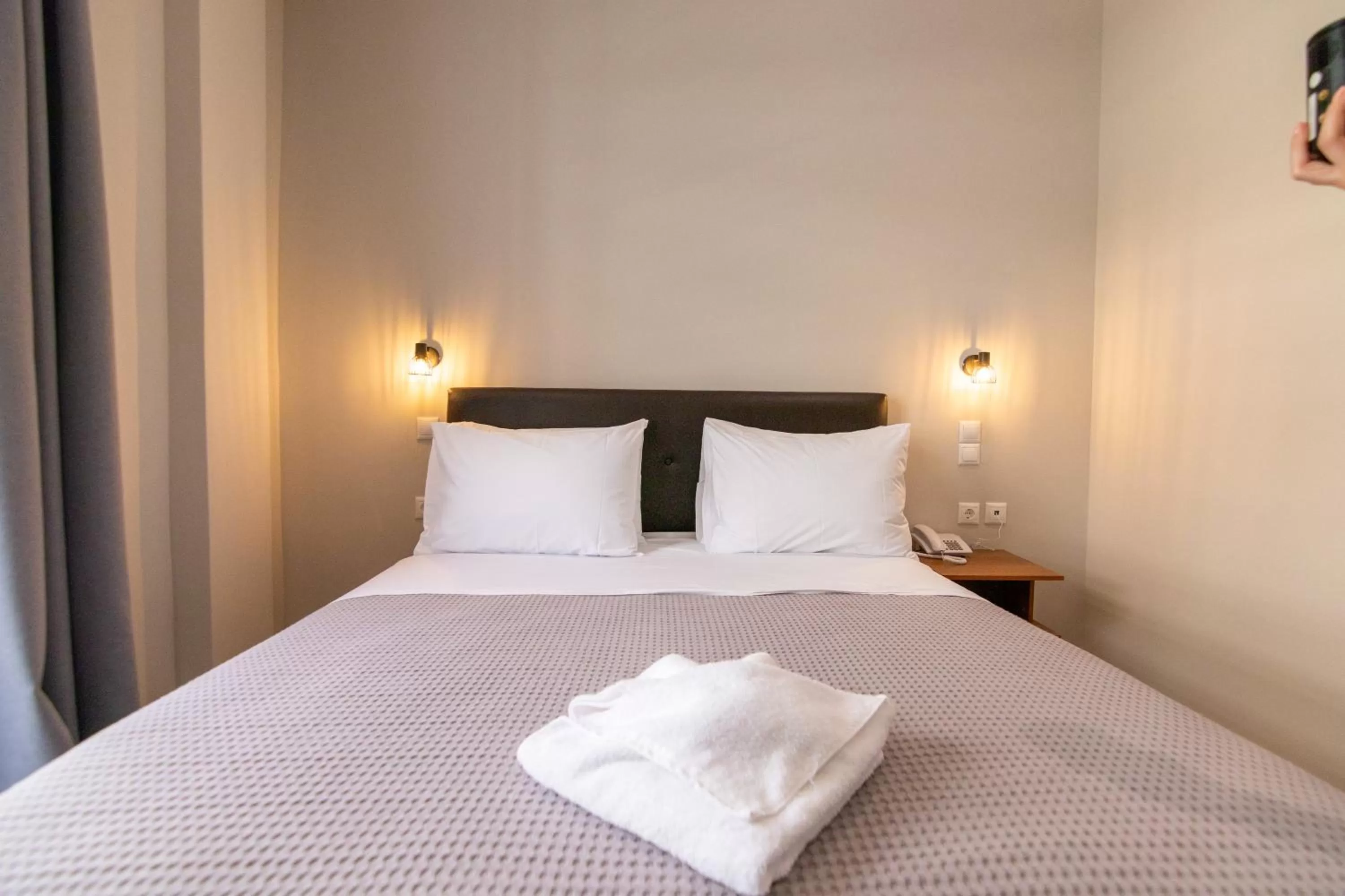 Bed in New Amaryllis Hotel