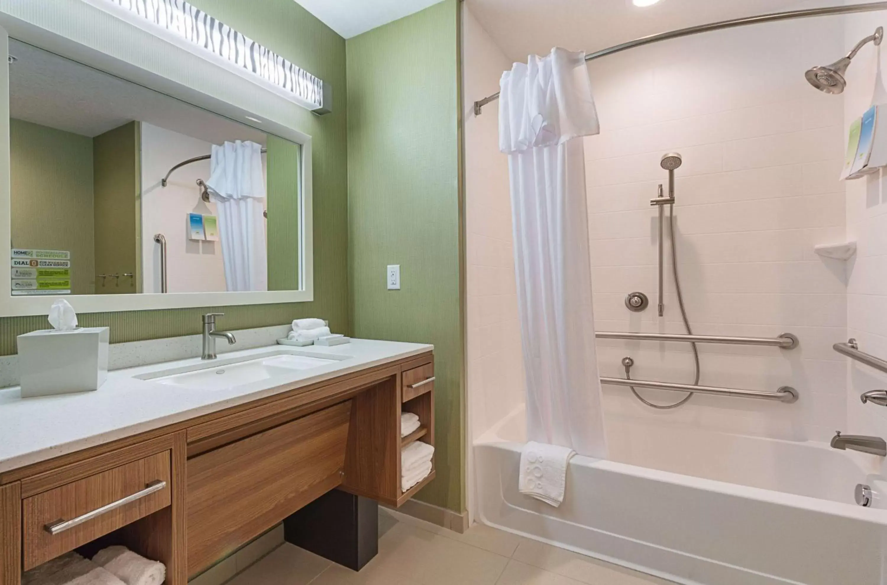 Bathroom in Home2 Suites By Hilton Oklahoma City Yukon