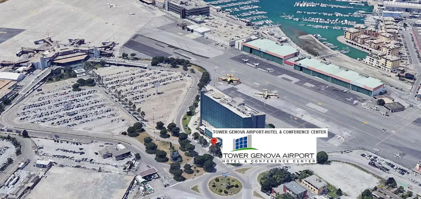 Nearby landmark, Bird's-eye View in Tower Genova Airport - Hotel & Conference Center