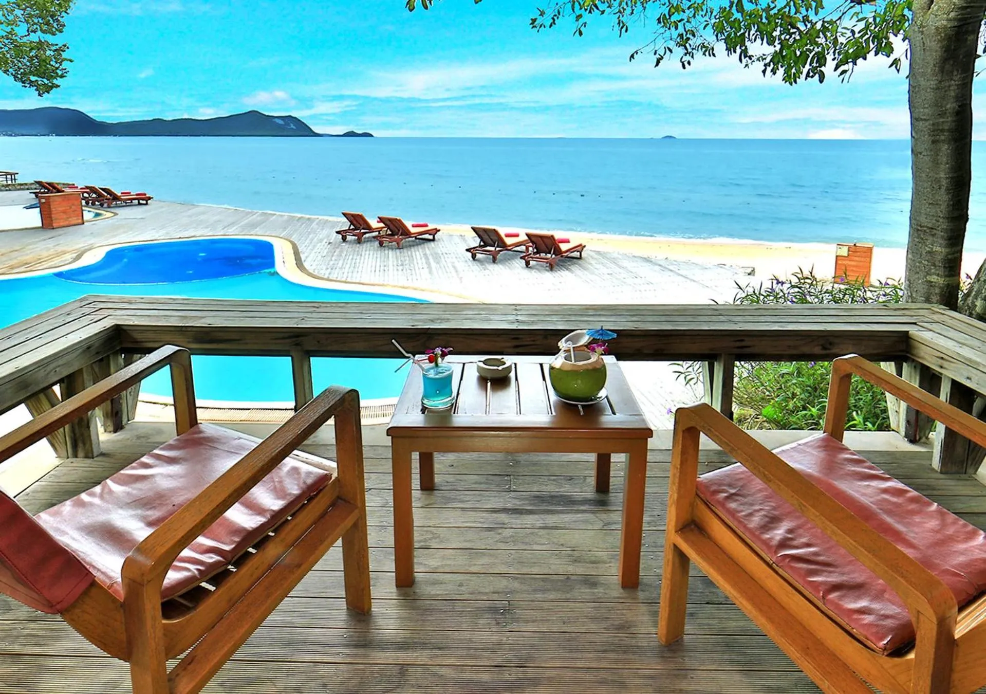 Balcony/Terrace in Sunset Park Resort and Spa By SWR