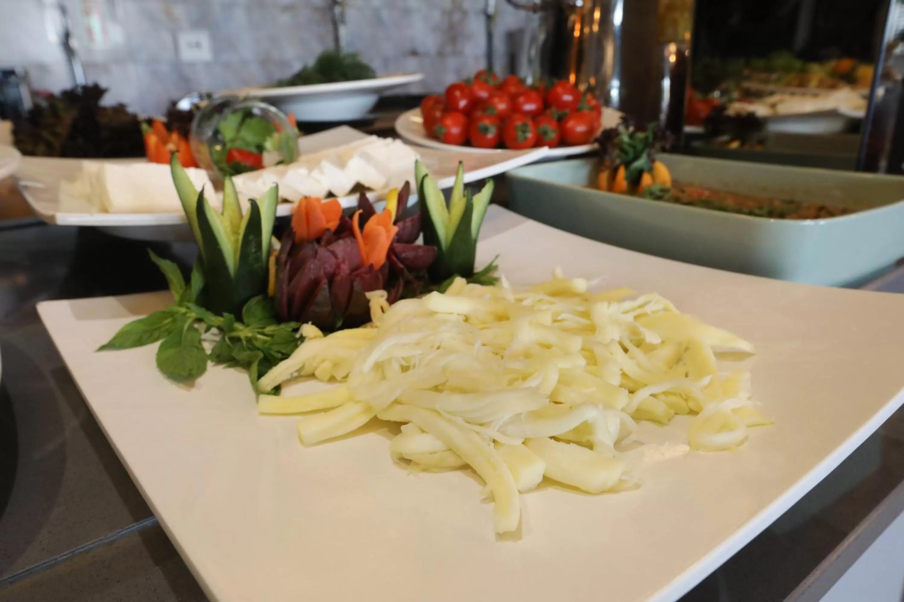 Buffet breakfast in Skalion Hotel