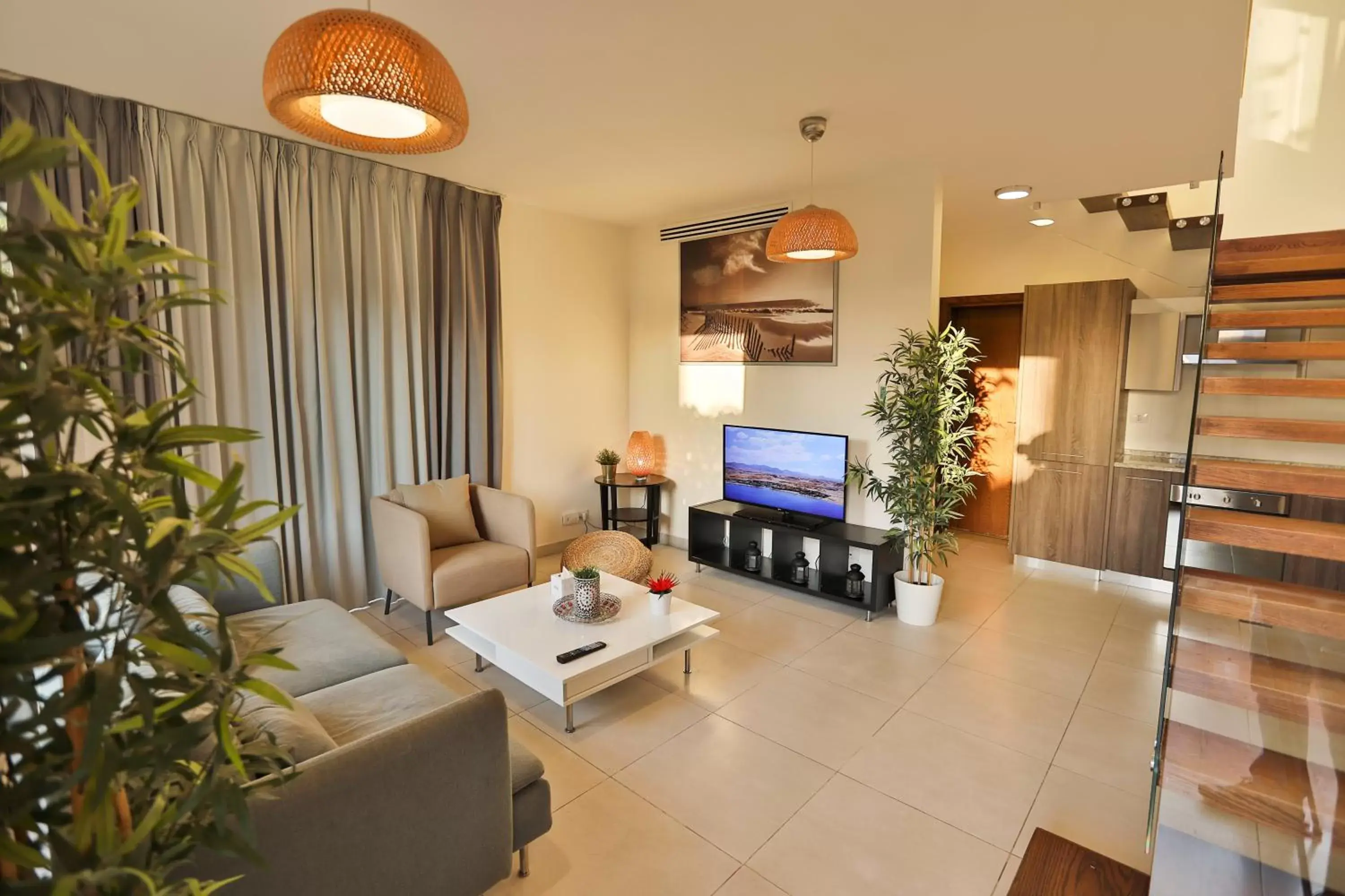 Living room, Seating Area in Tala Bay Residence