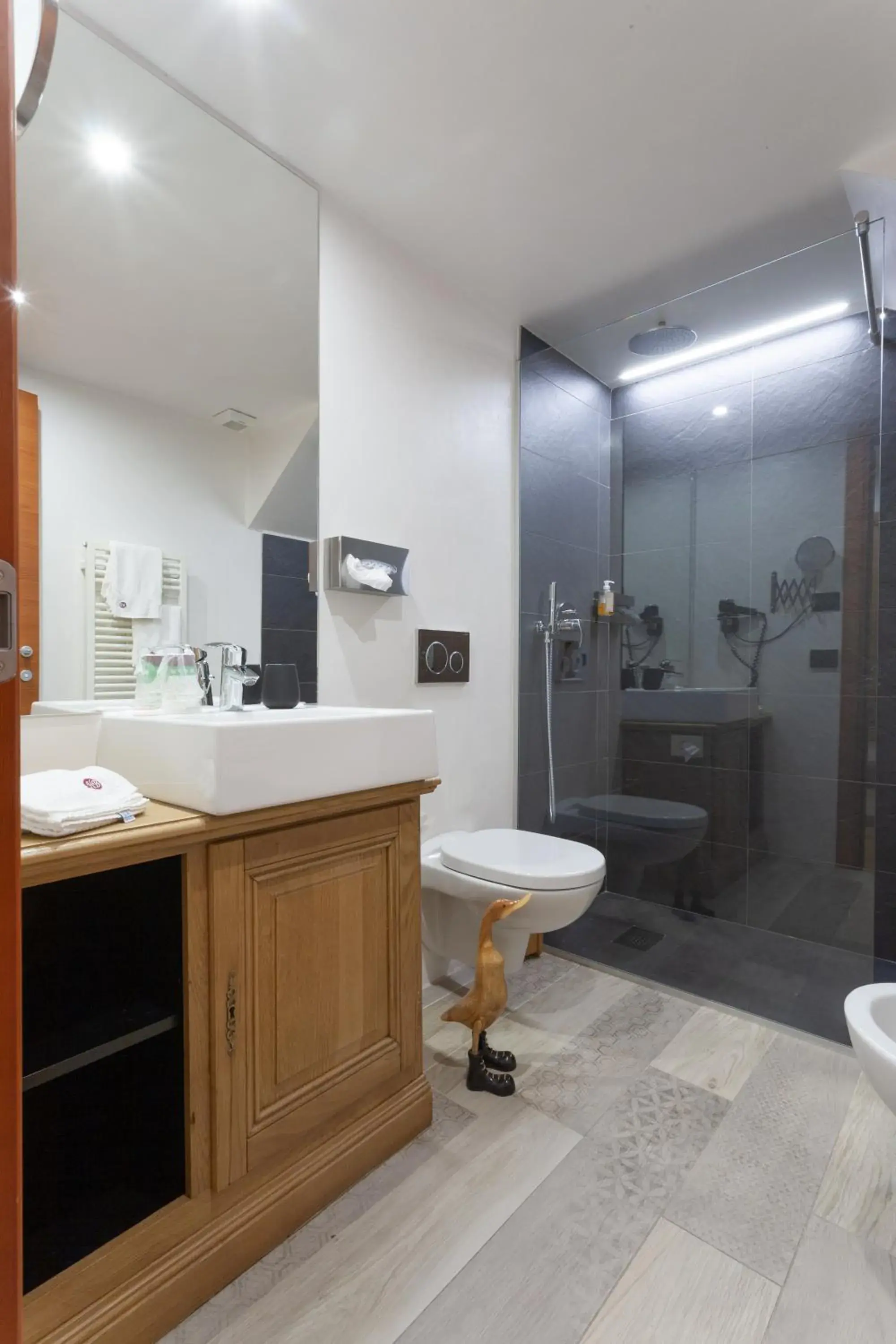 Bathroom in Hotel Berthod