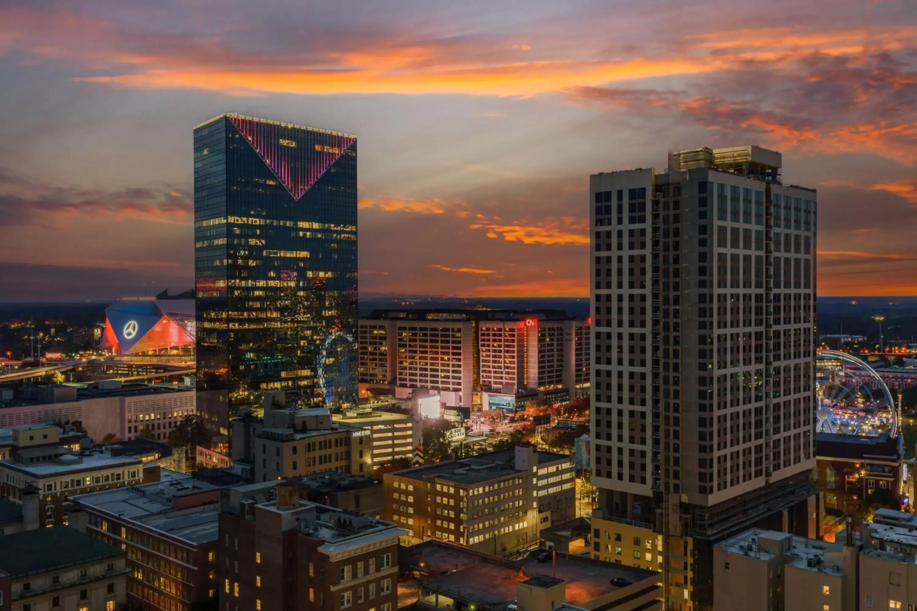 Property building in Residence Inn Atlanta Downtown