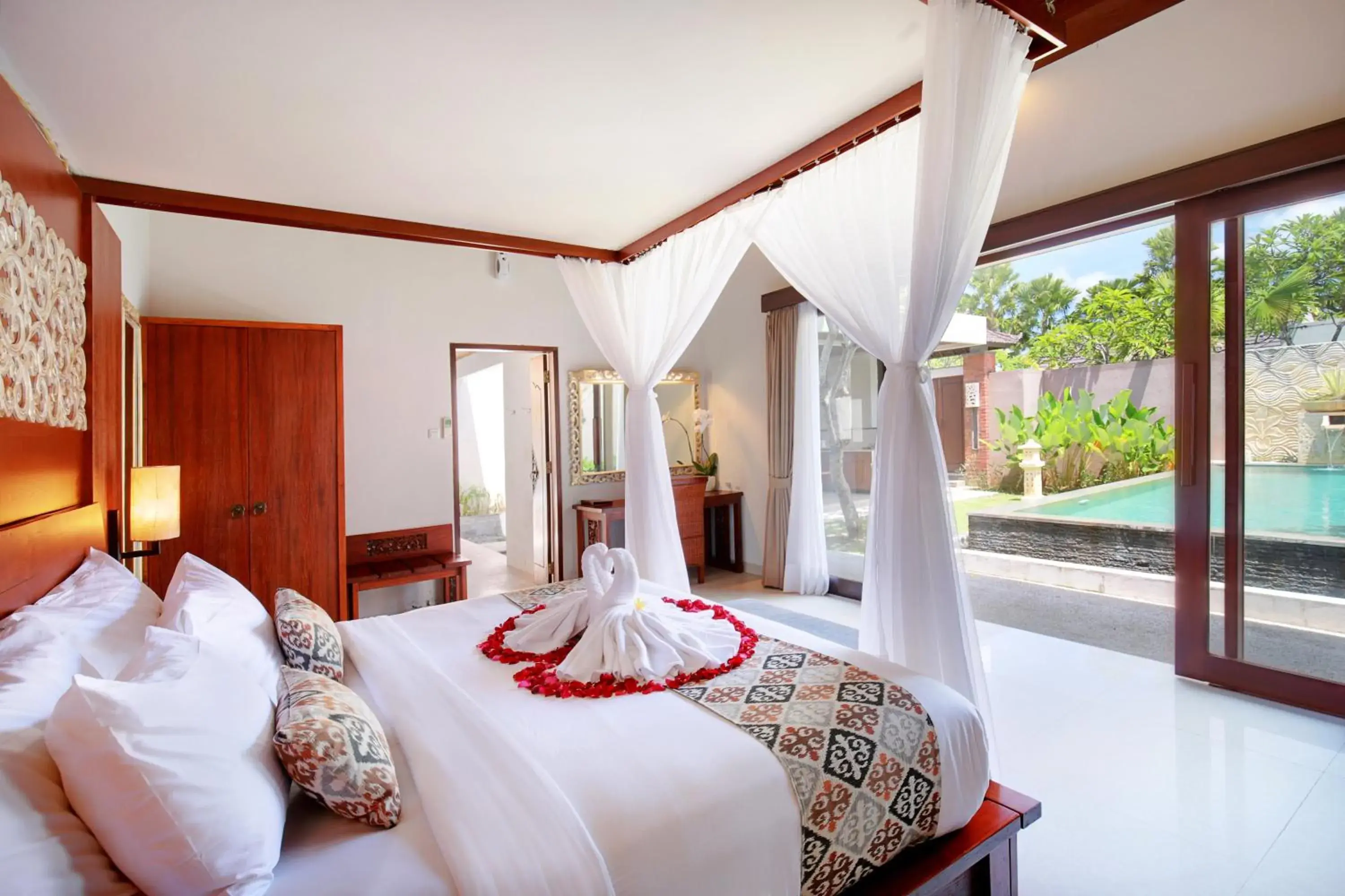 Bedroom in Lumbini Luxury Villas and Spa