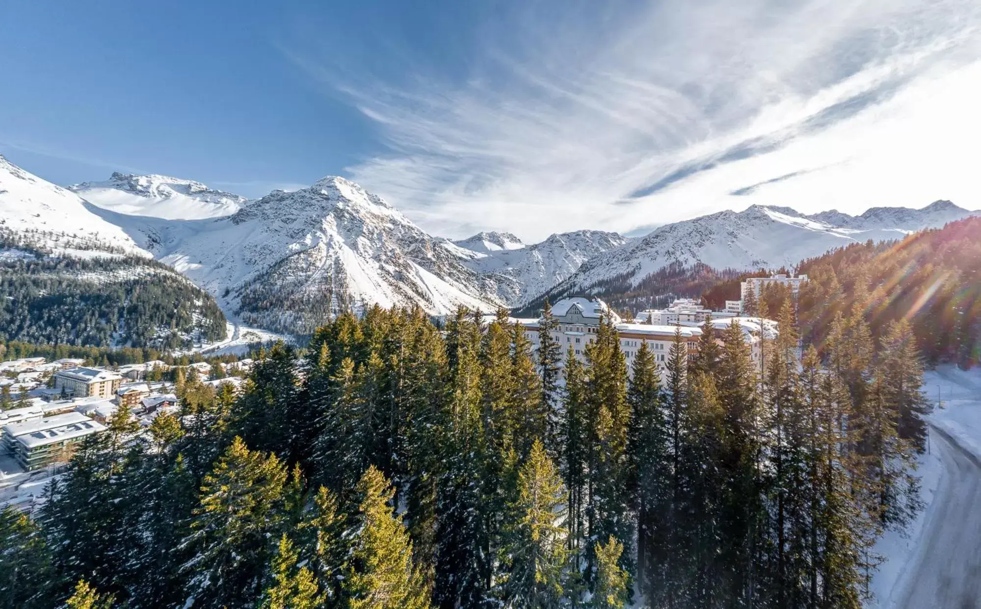 Natural landscape, Mountain View in Waldhotel Arosa