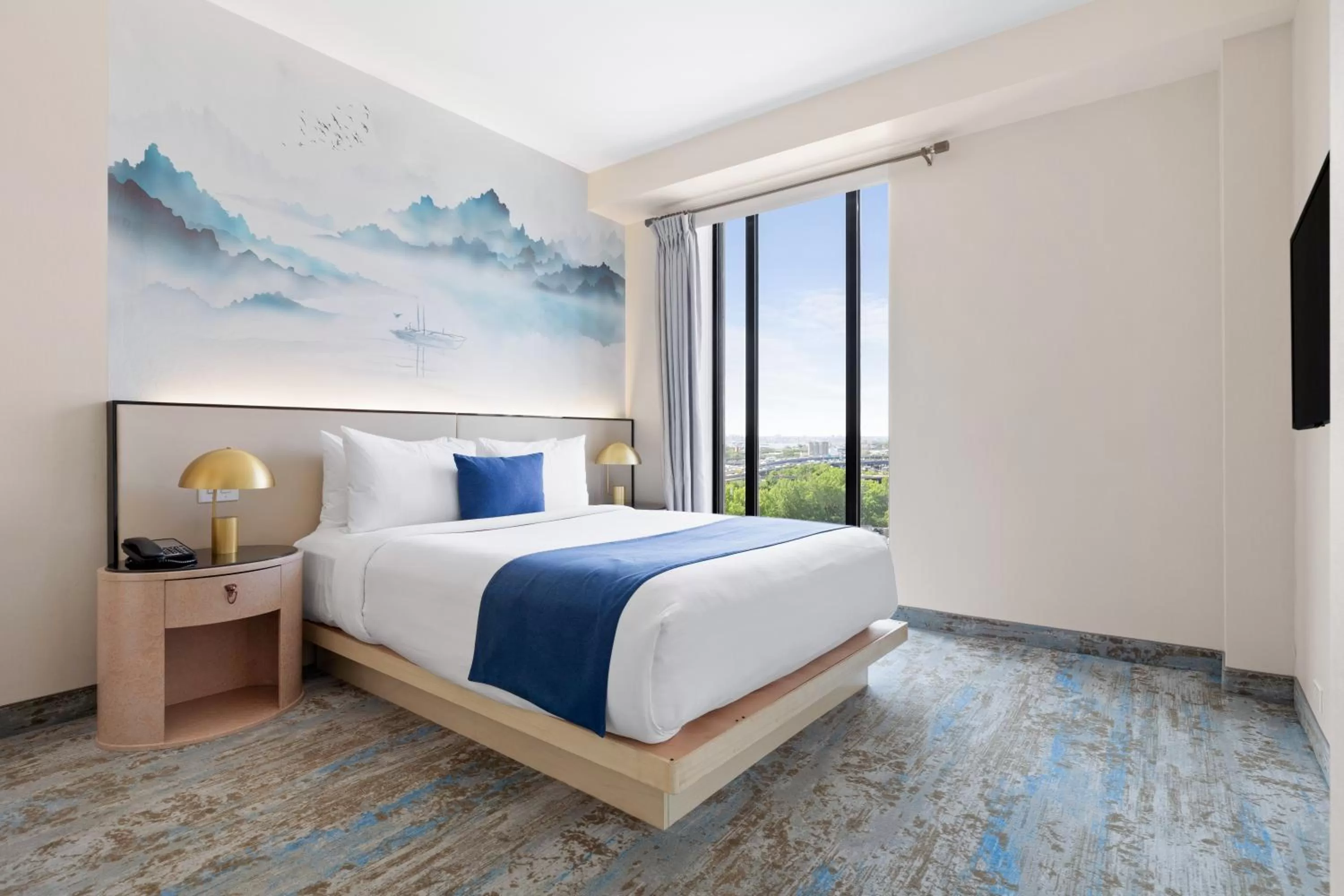 Bed in The Parc Hotel