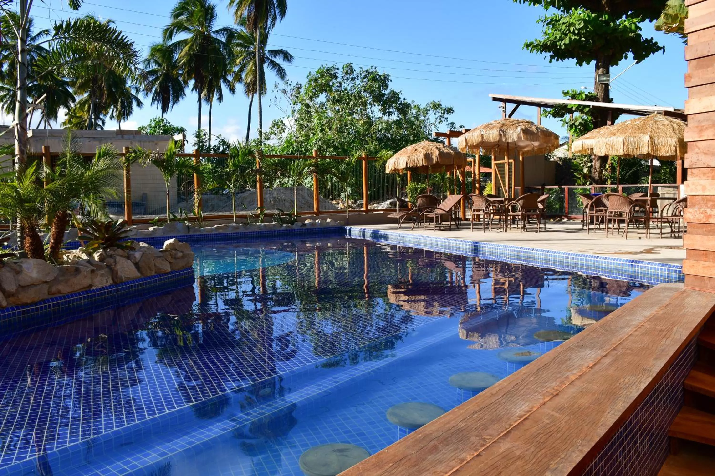 Swimming pool in Pousada Sol e Mar