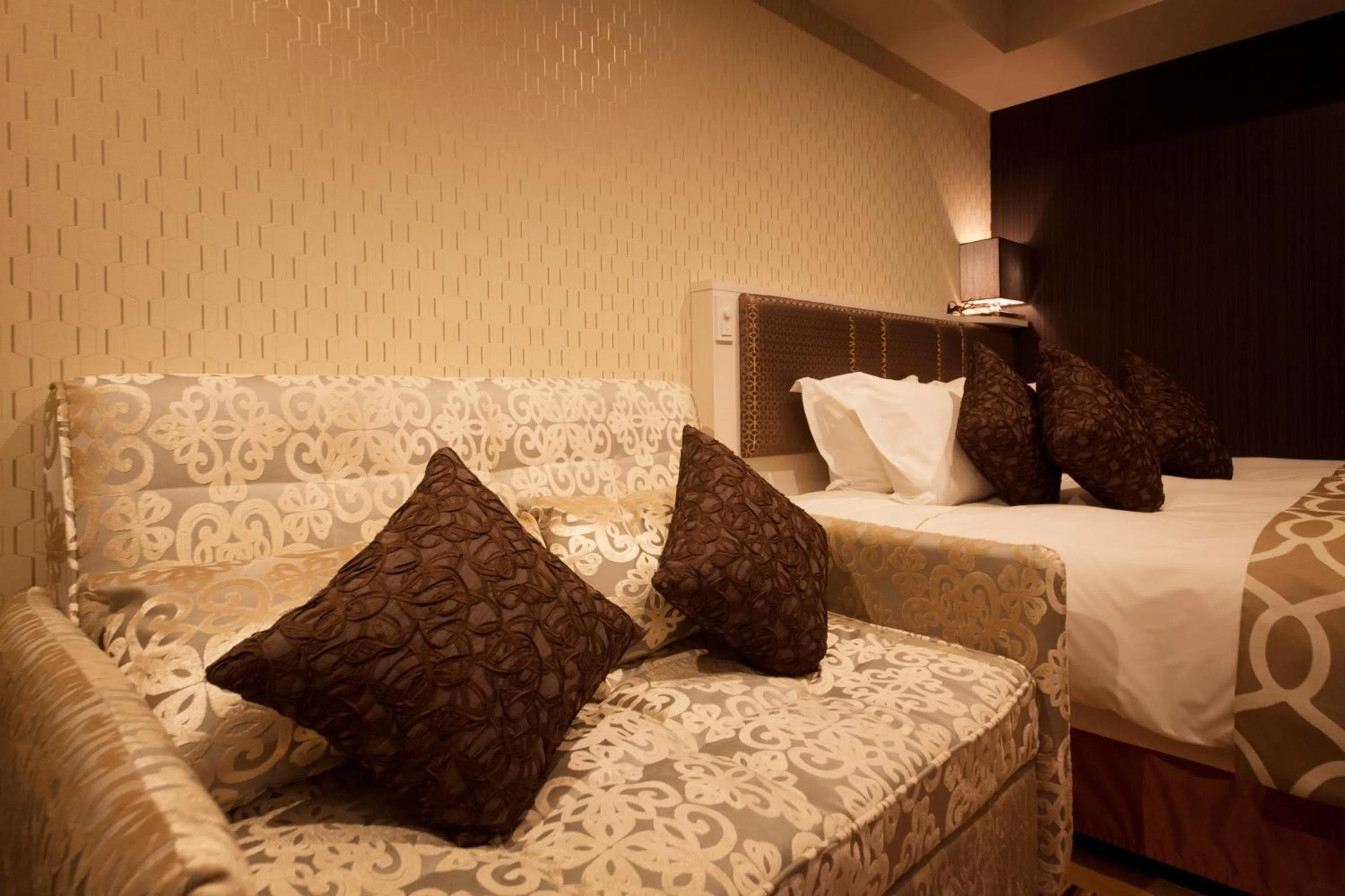 Photo of the whole room, Bed in Centurion Hotel Grand Akasakamitsuke Station