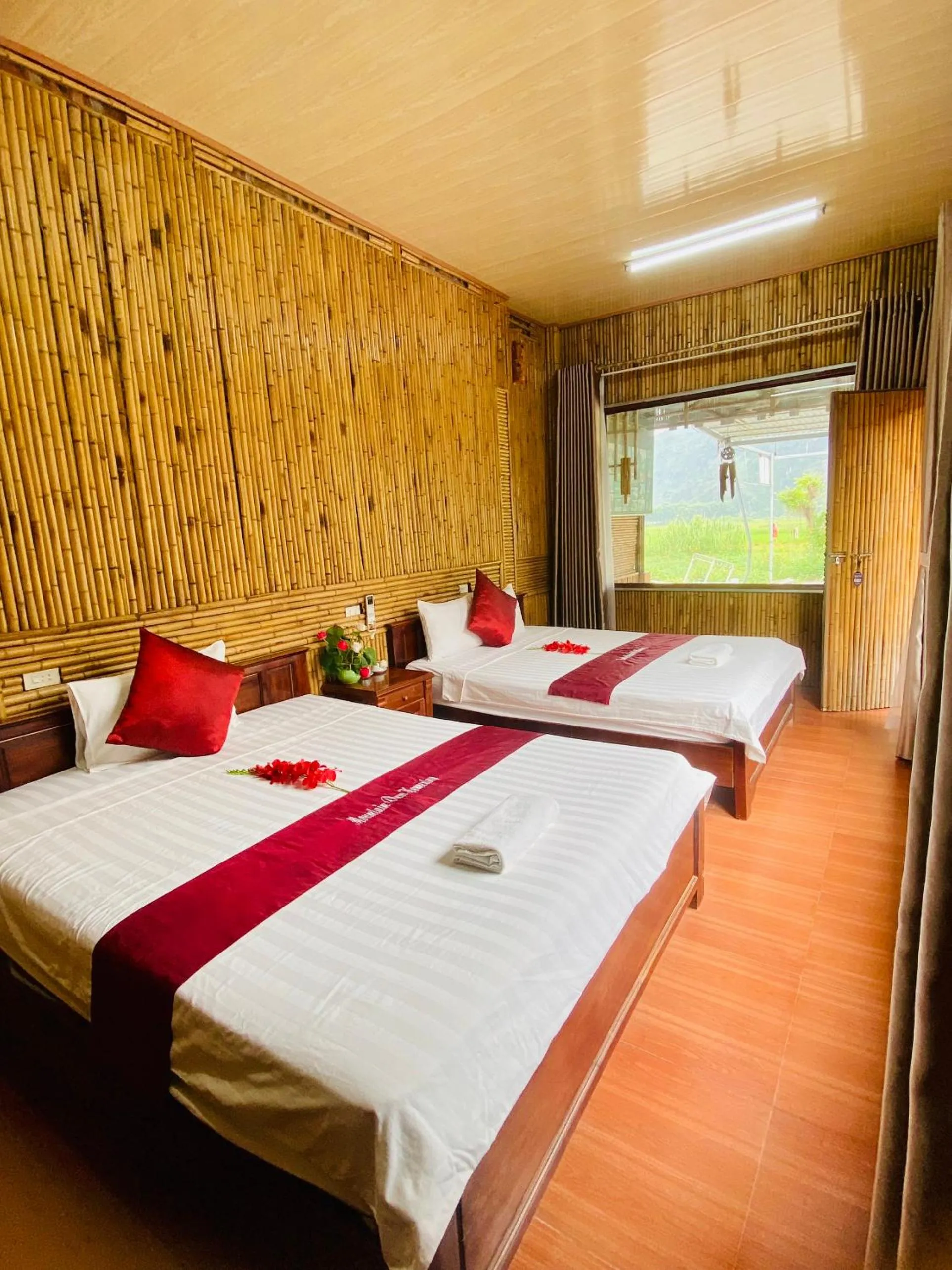 Bed in Tam Coc Mountain View Homestay