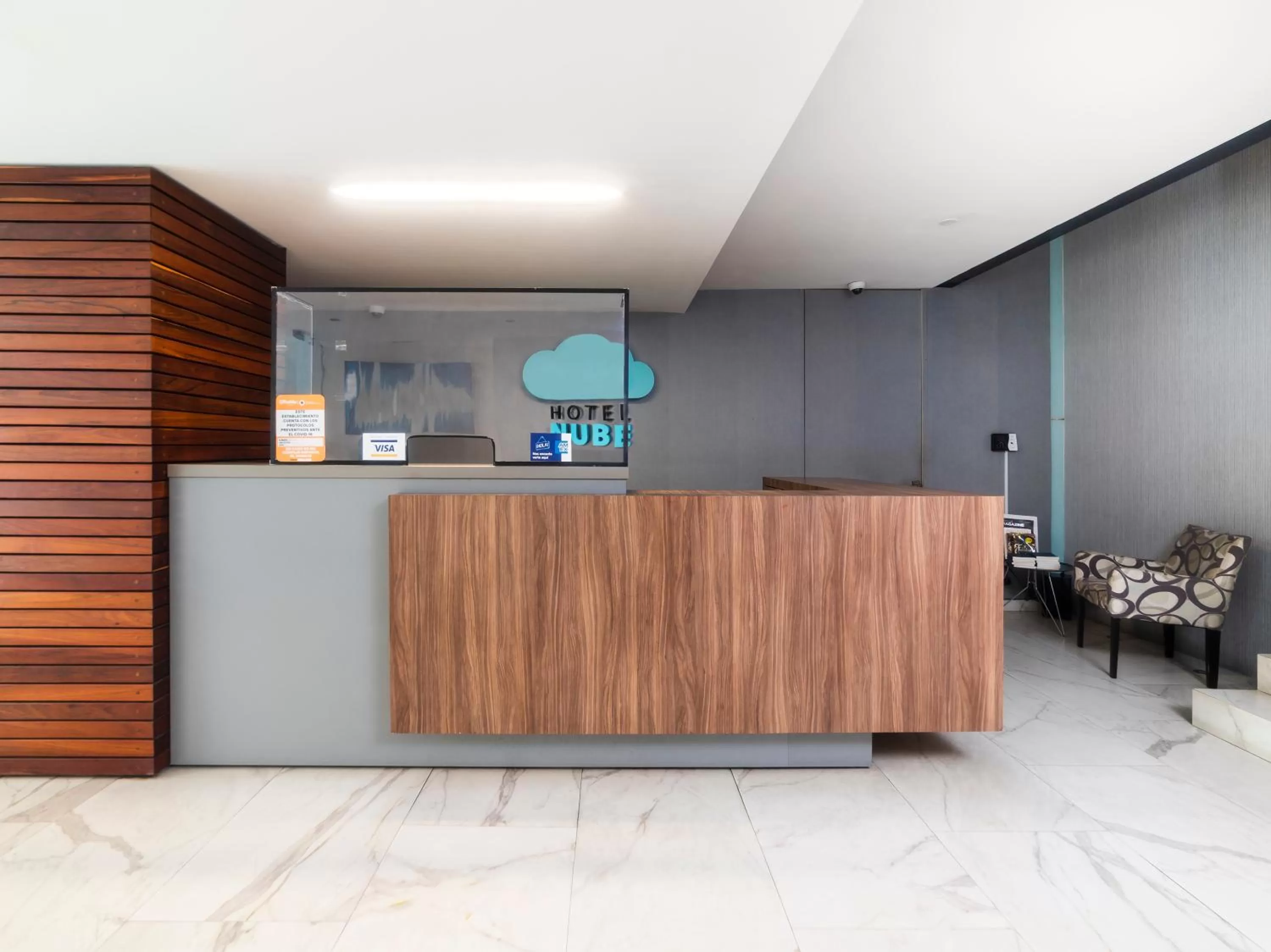 Lobby or reception in Hotel Nube, Puebla Centro