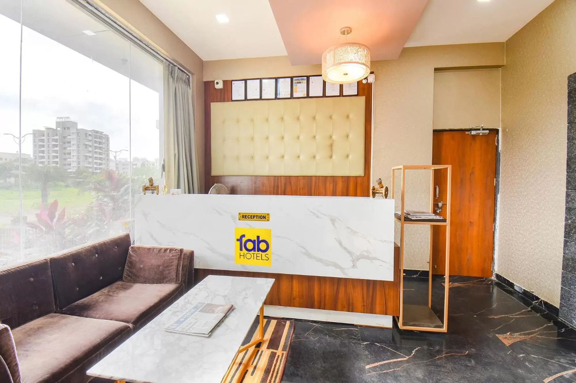 Lobby or reception in FabHotel Prime Rajmudra Lobby or reception in FabHotel Prime Rajmudra