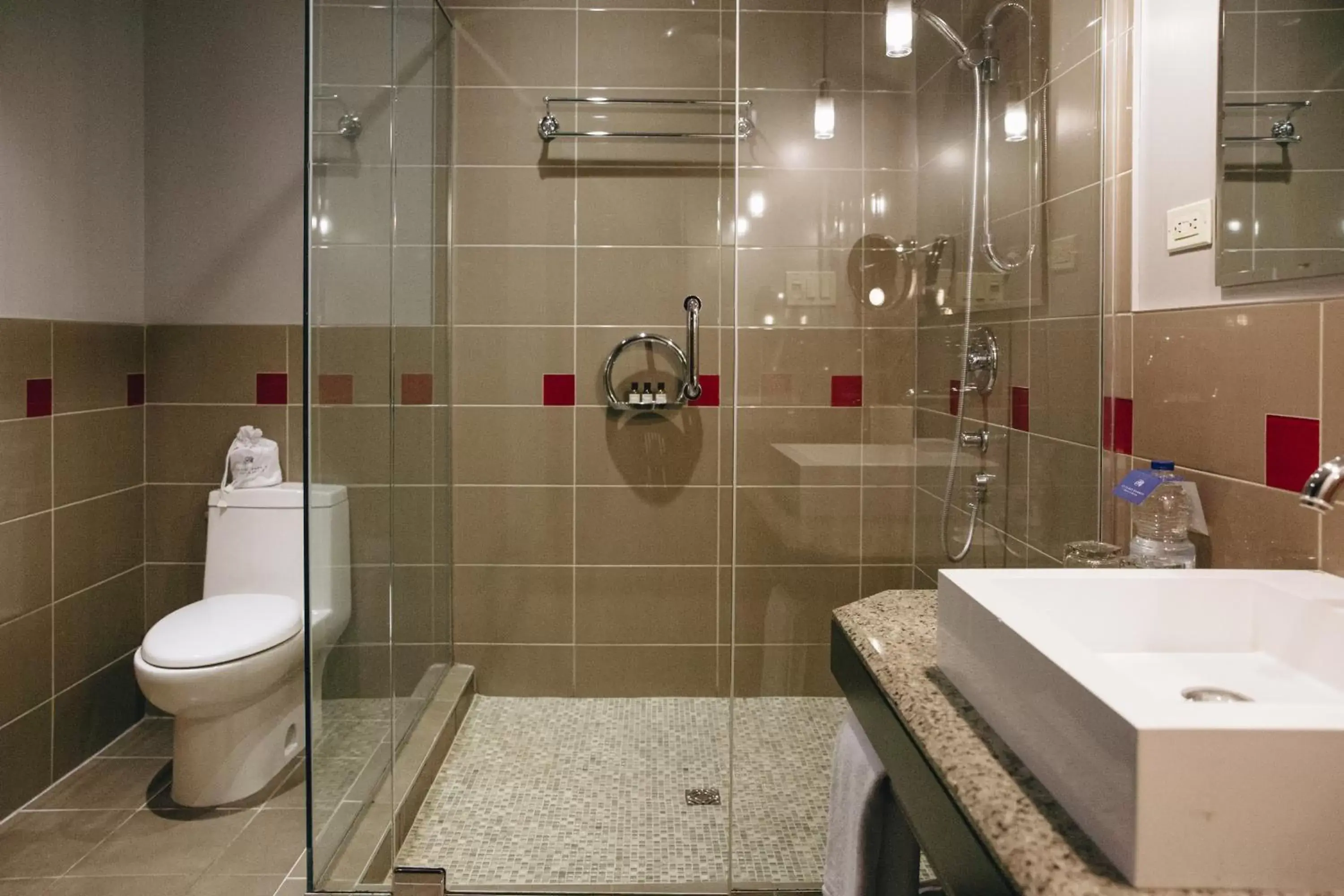 Shower, Bathroom in Hotel Place D'Armes