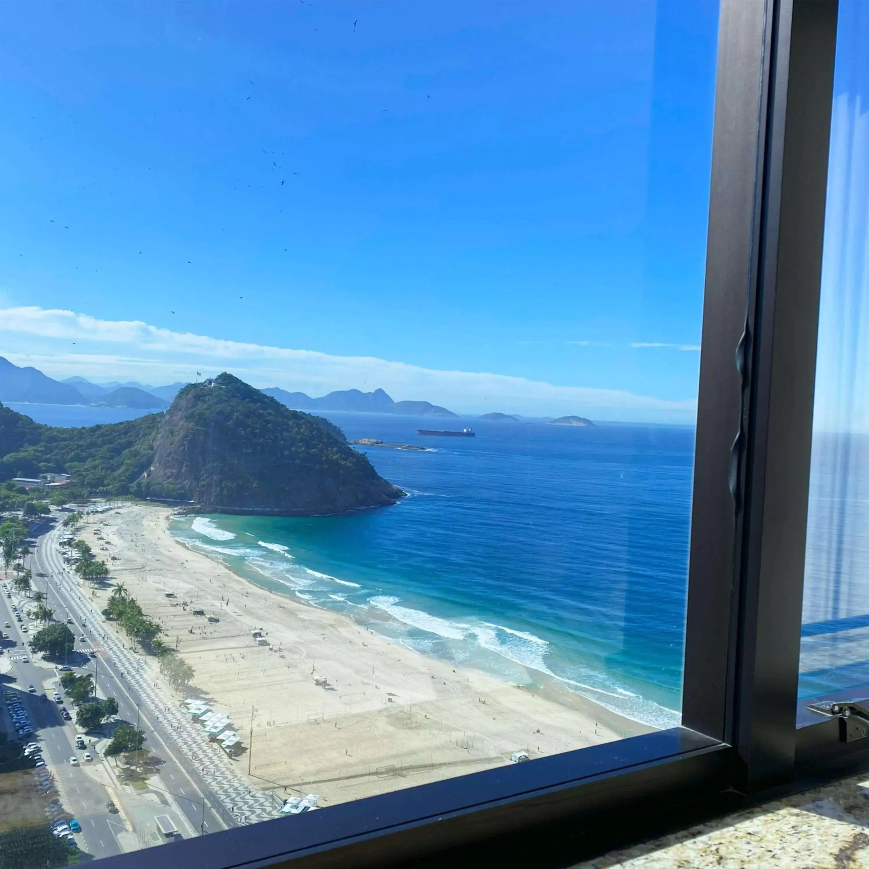 View (from property/room), Sea View in Hilton Copacabana Rio de Janeiro