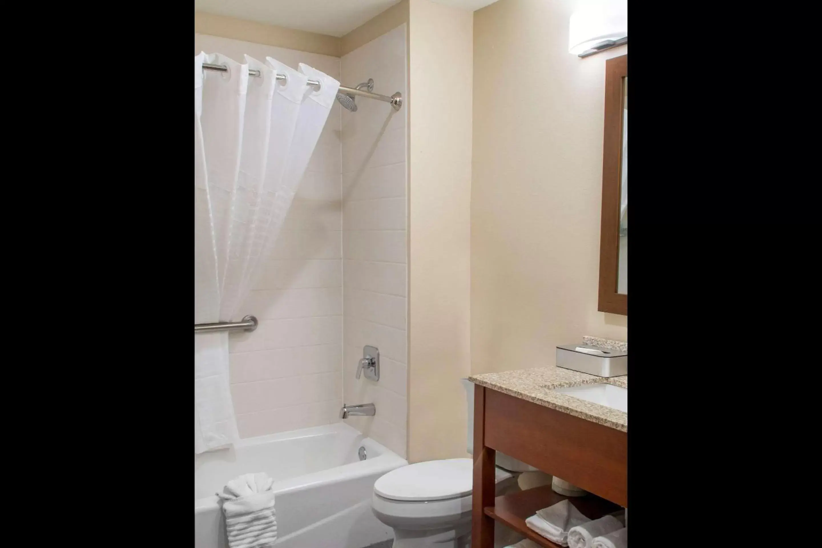 Photo of the whole room, Bathroom in MainStay Suites Edinburg