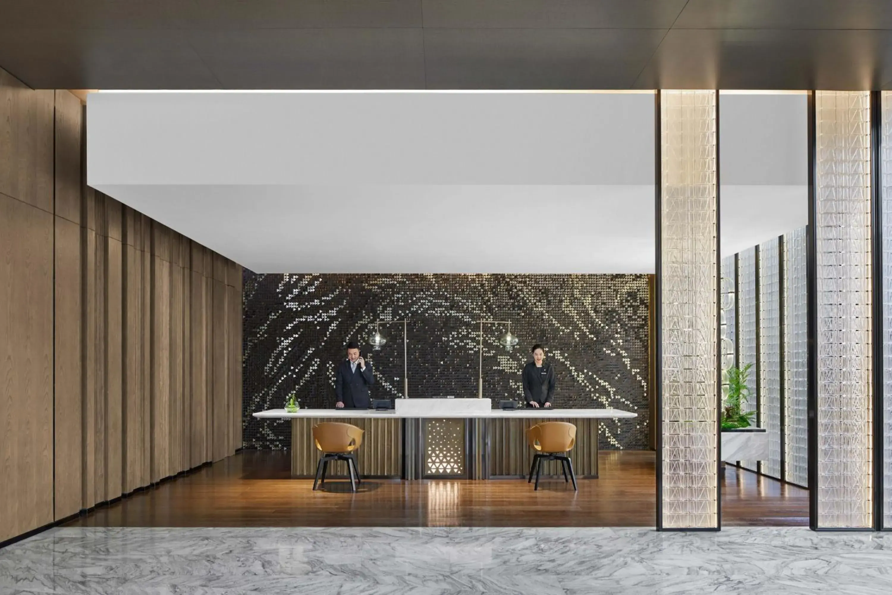 Lobby or reception in JW Marriott Hotel Shenzhen Bao'an International Airport