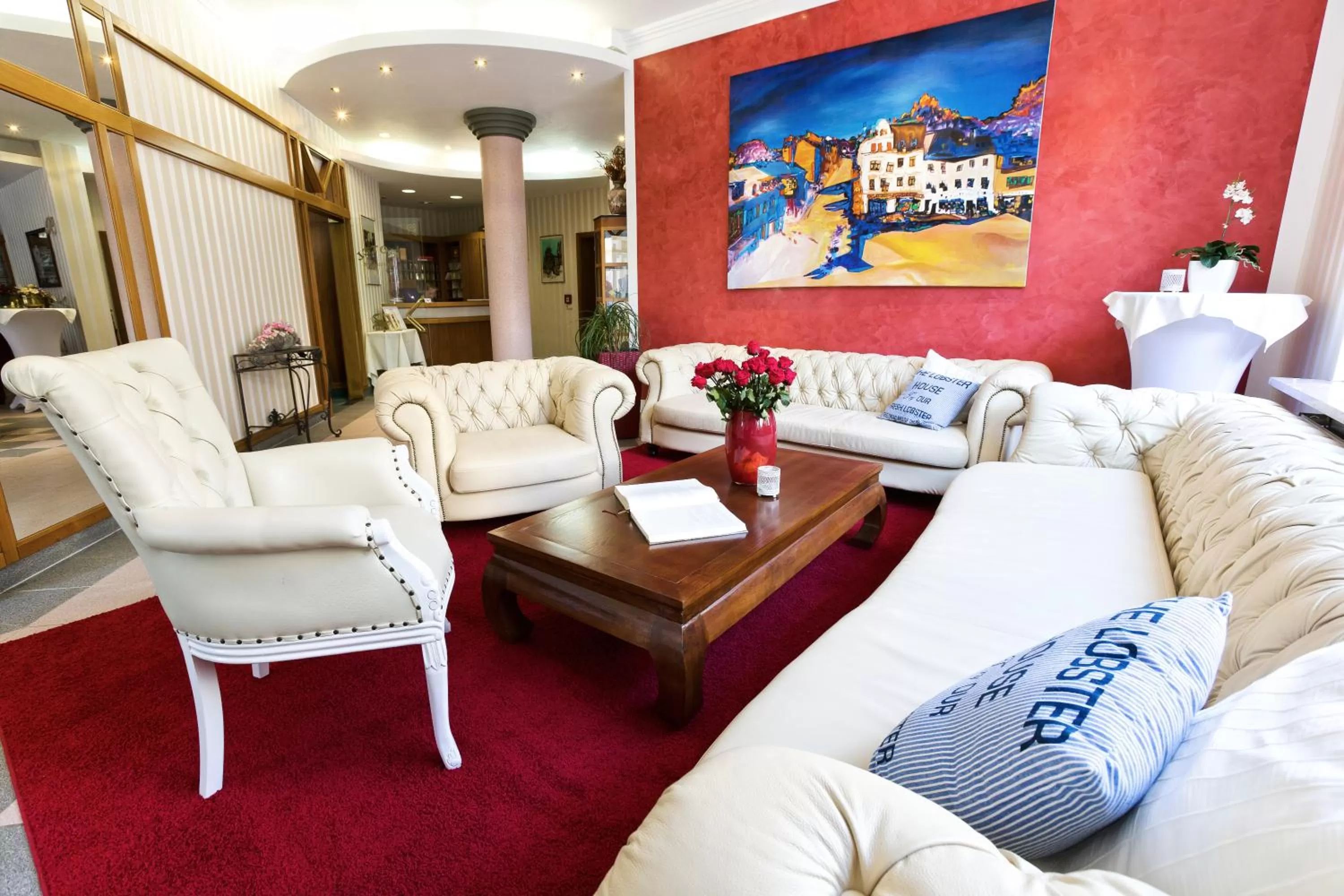 Lobby or reception in Parkhotel Meerane