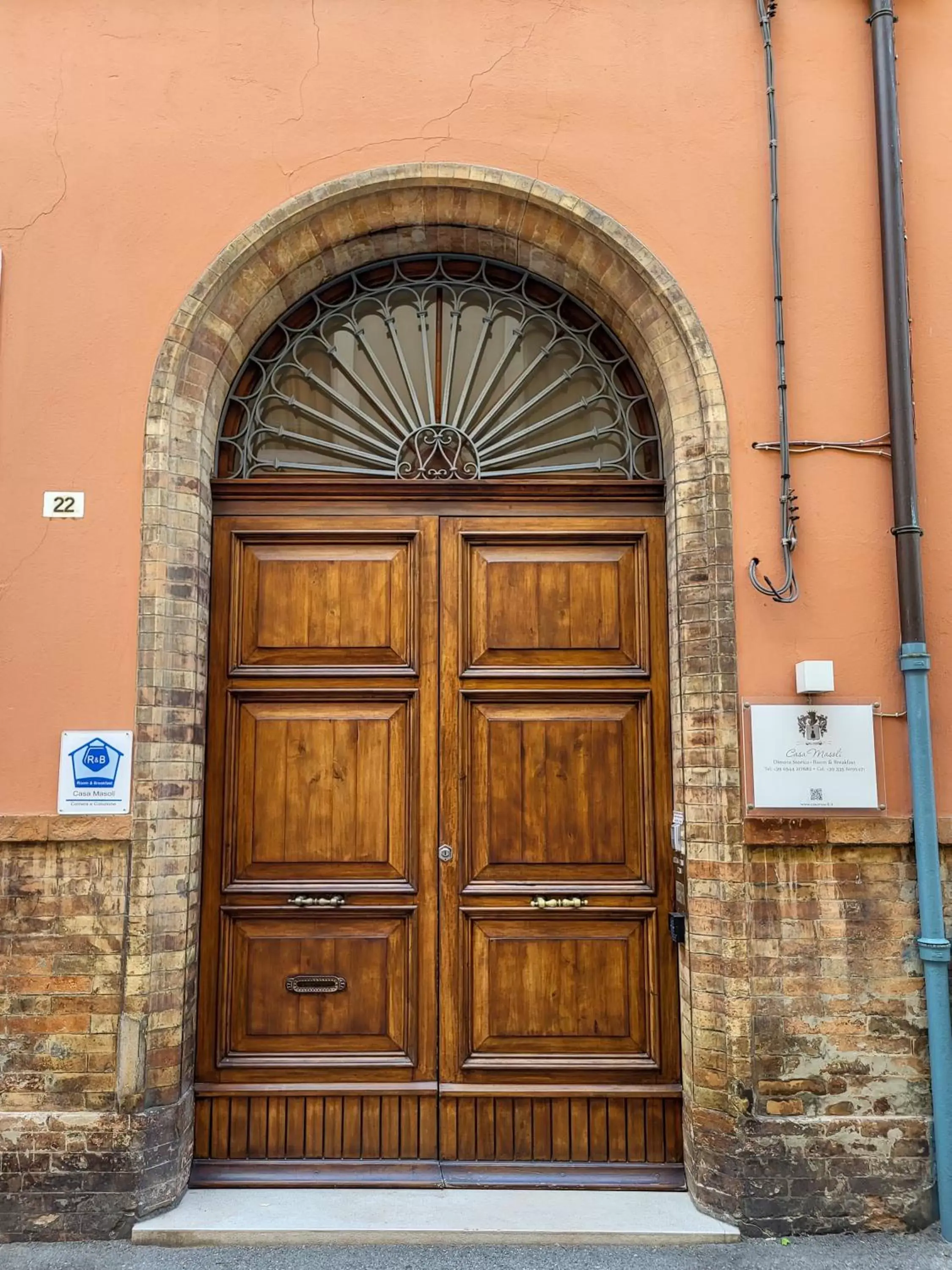 Facade/Entrance in Casa Masoli