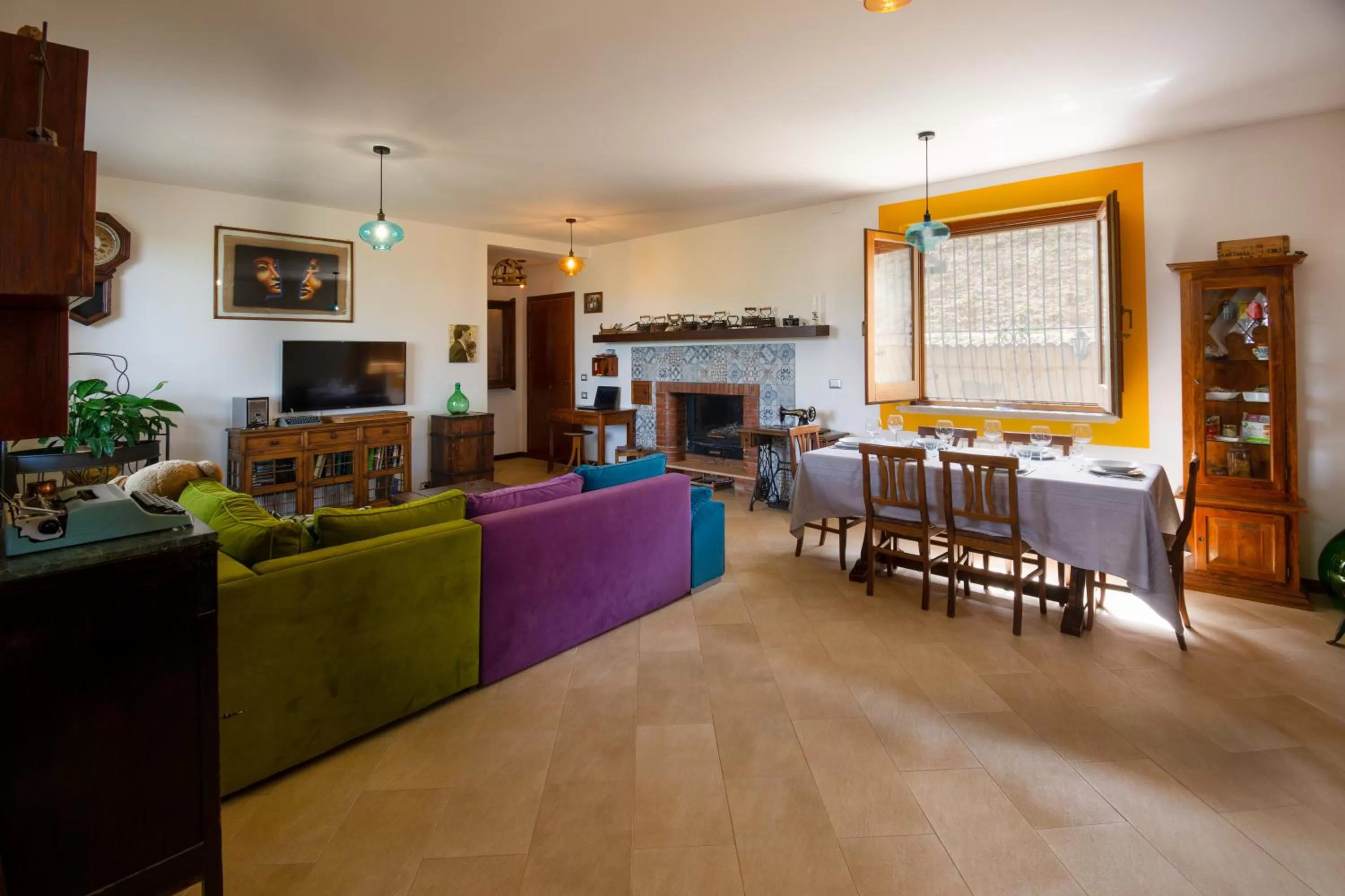 Dining area in B&B La Roverella