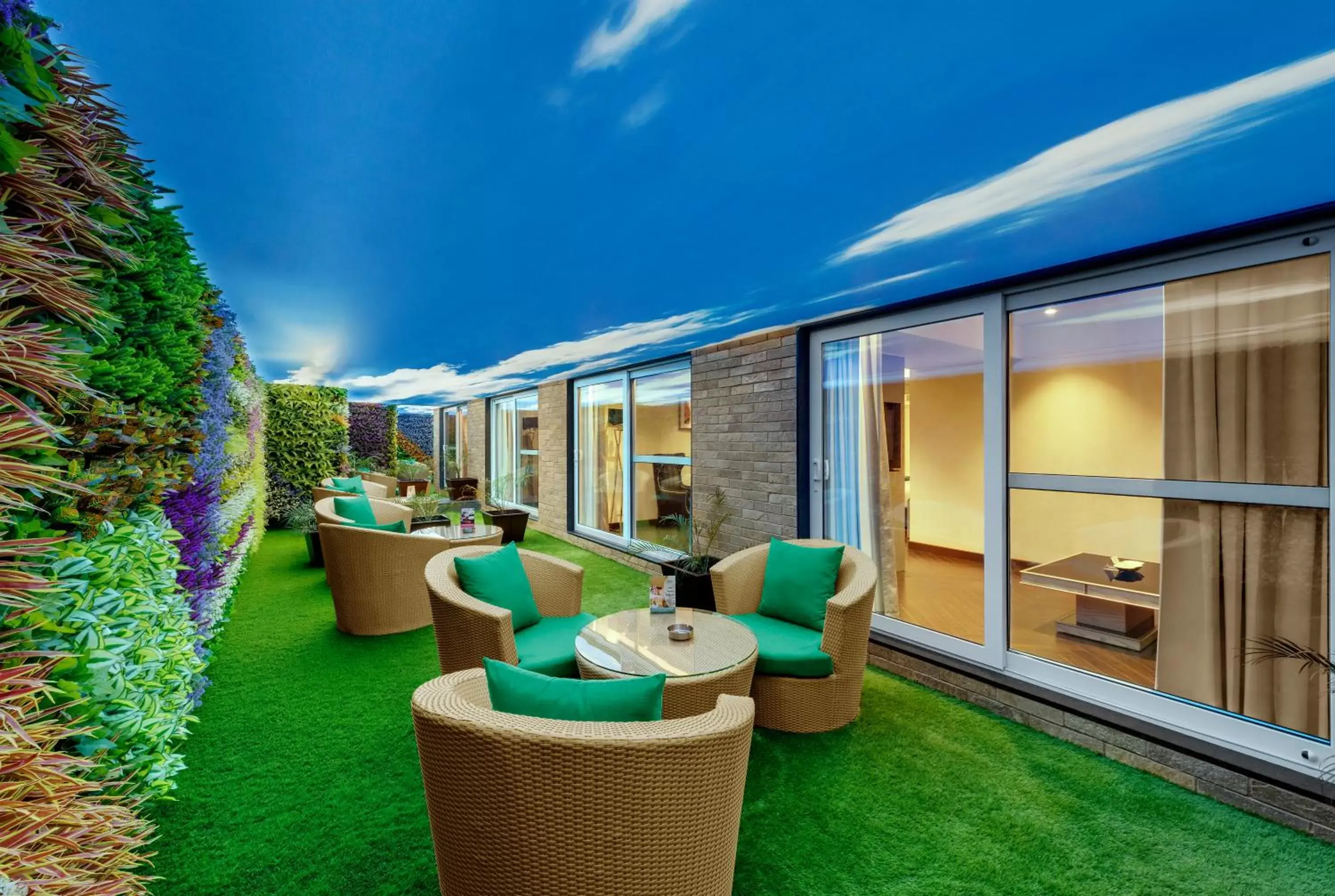 Garden view in Marina- Shimla First Designer Boutique Hotel Garden view in Marina- Shimla First Designer Boutique Hotel