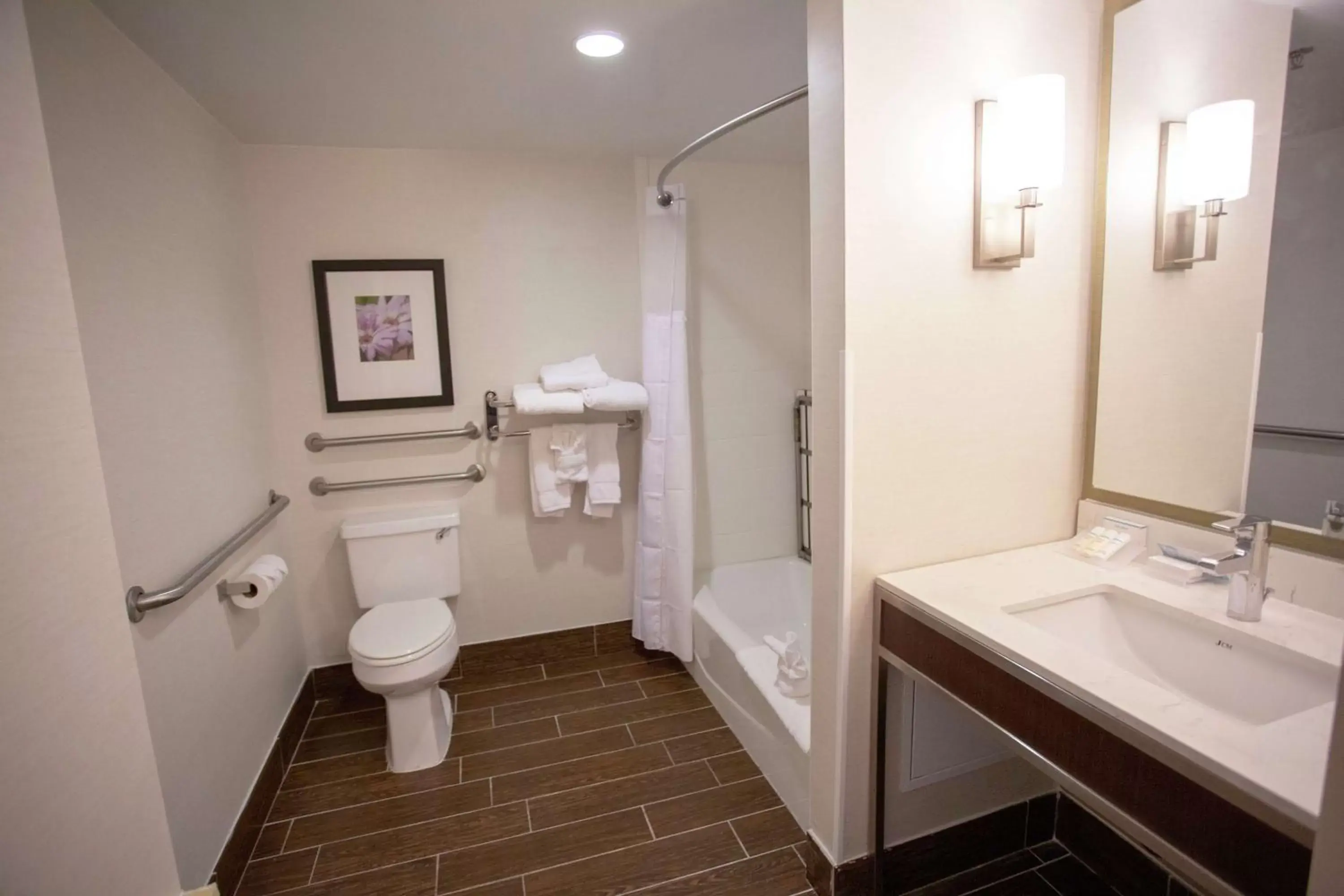 Bathroom in Hilton Garden Inn Temple Medical Center