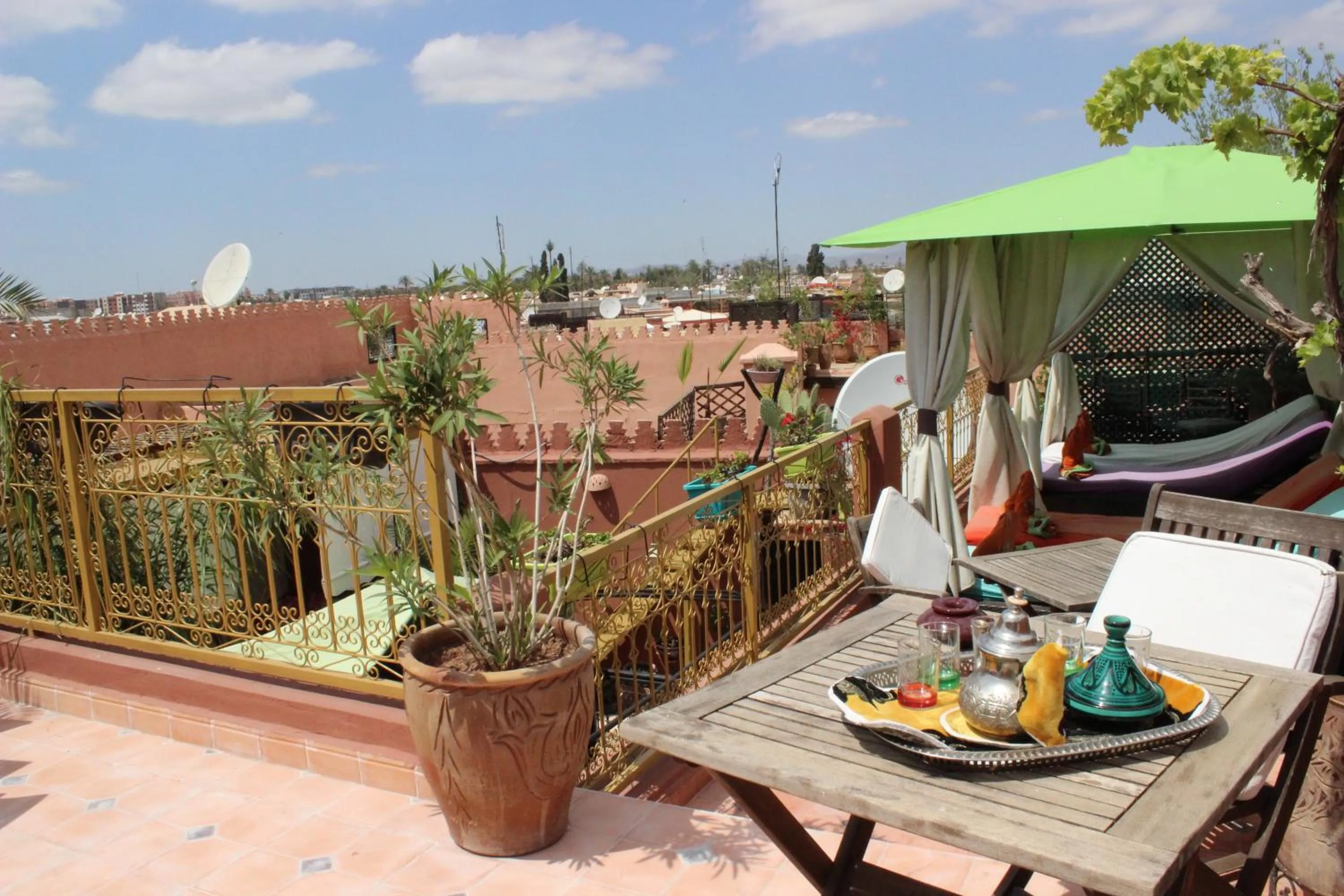 Balcony/Terrace in Riad Eloise