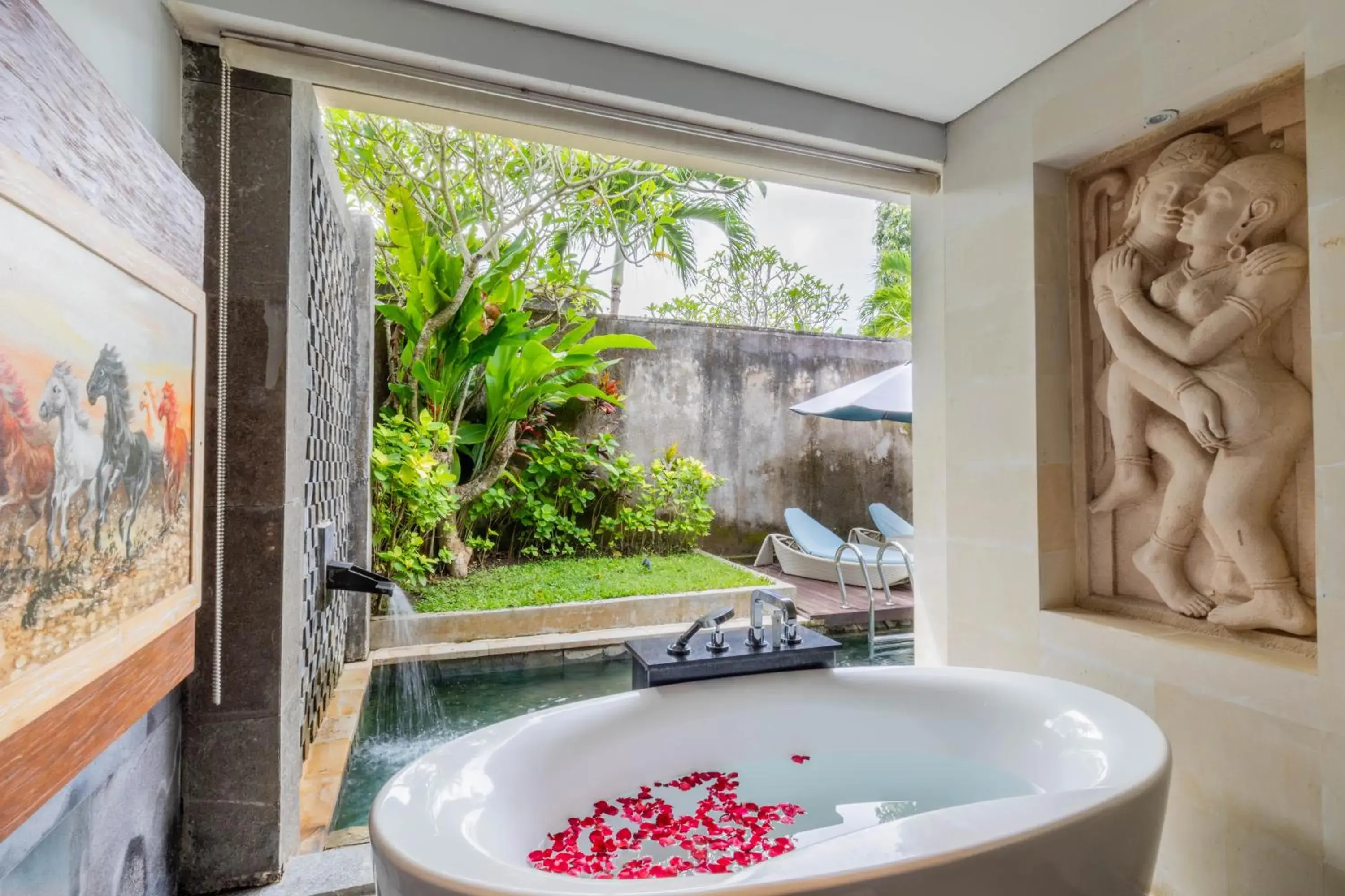 Bath, Bathroom in The Leaf Jimbaran Luxury Villas