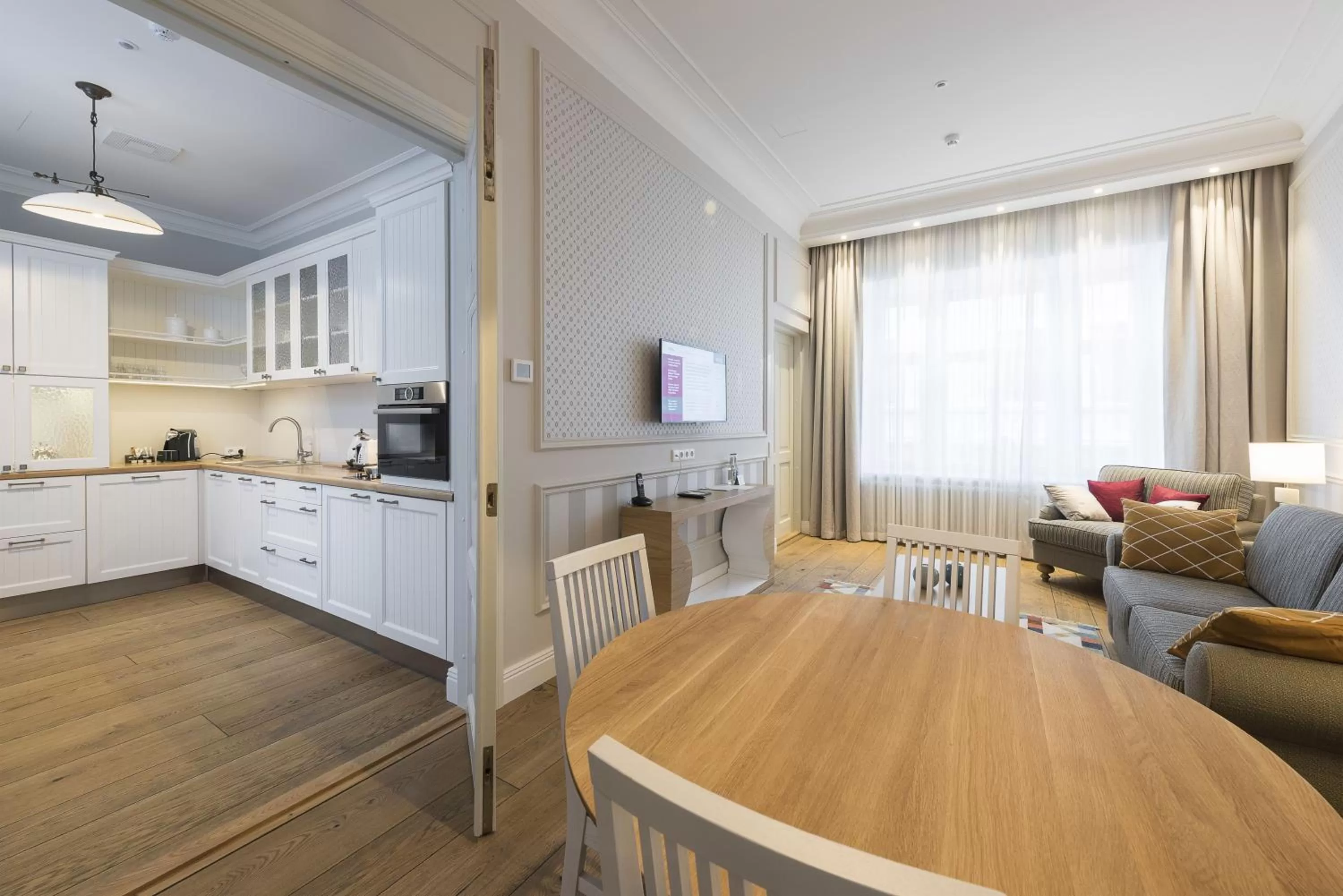 Kitchen or kitchenette in Lydia Hotel