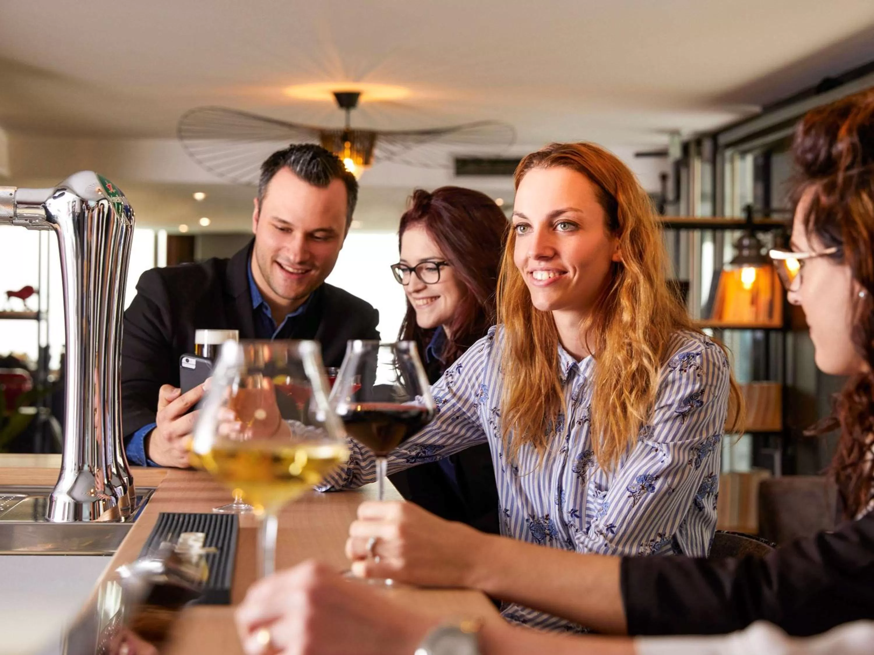 Lounge or bar in Mercure Lyon Centre Plaza République