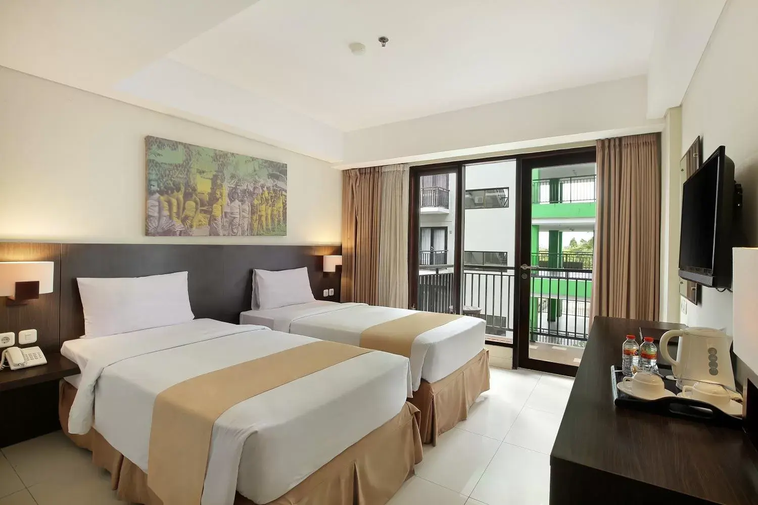 Bedroom, Bed in Rofa Kuta Hotel - CHSE Certified