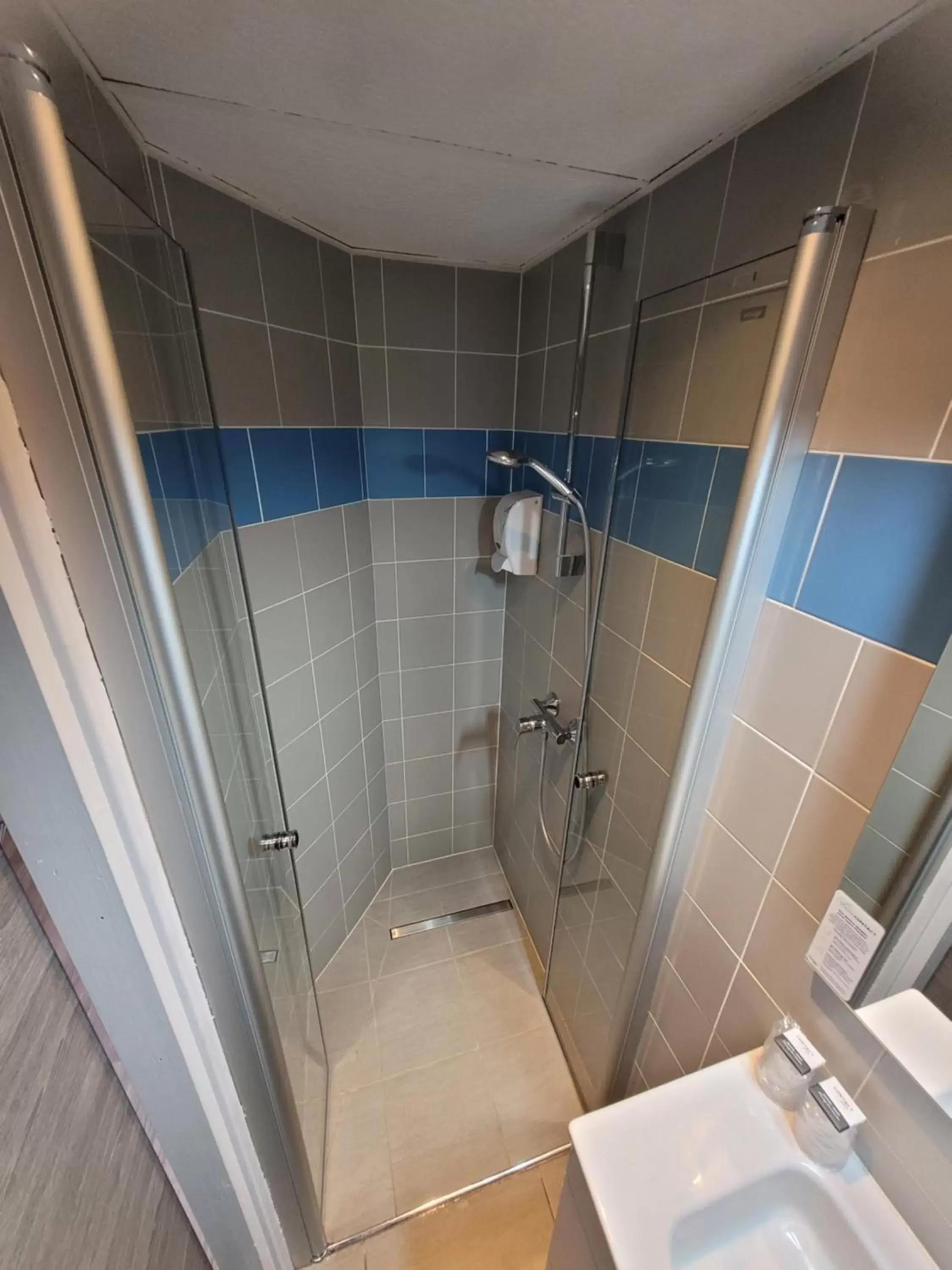 Shower, Bathroom in Hotel Aragon