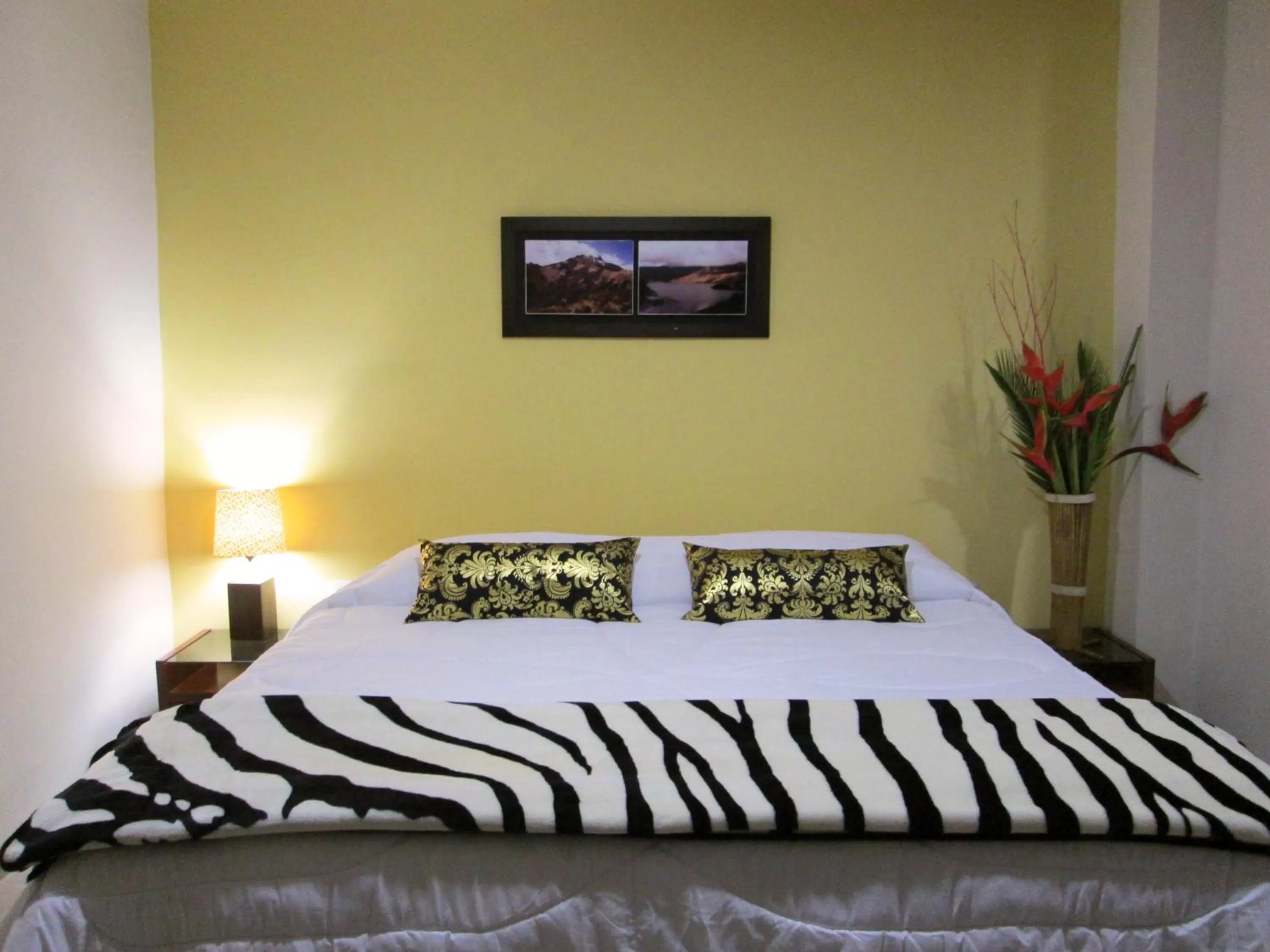 Bed in Cabañas Las Bifloras