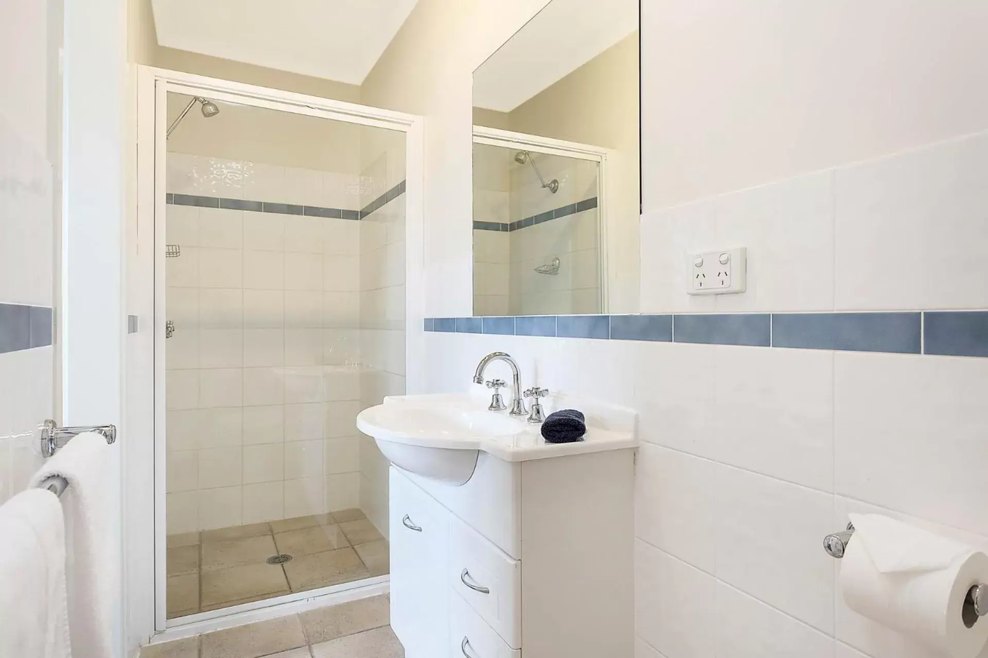 Bathroom in Sails Luxury Apartments Merimbula