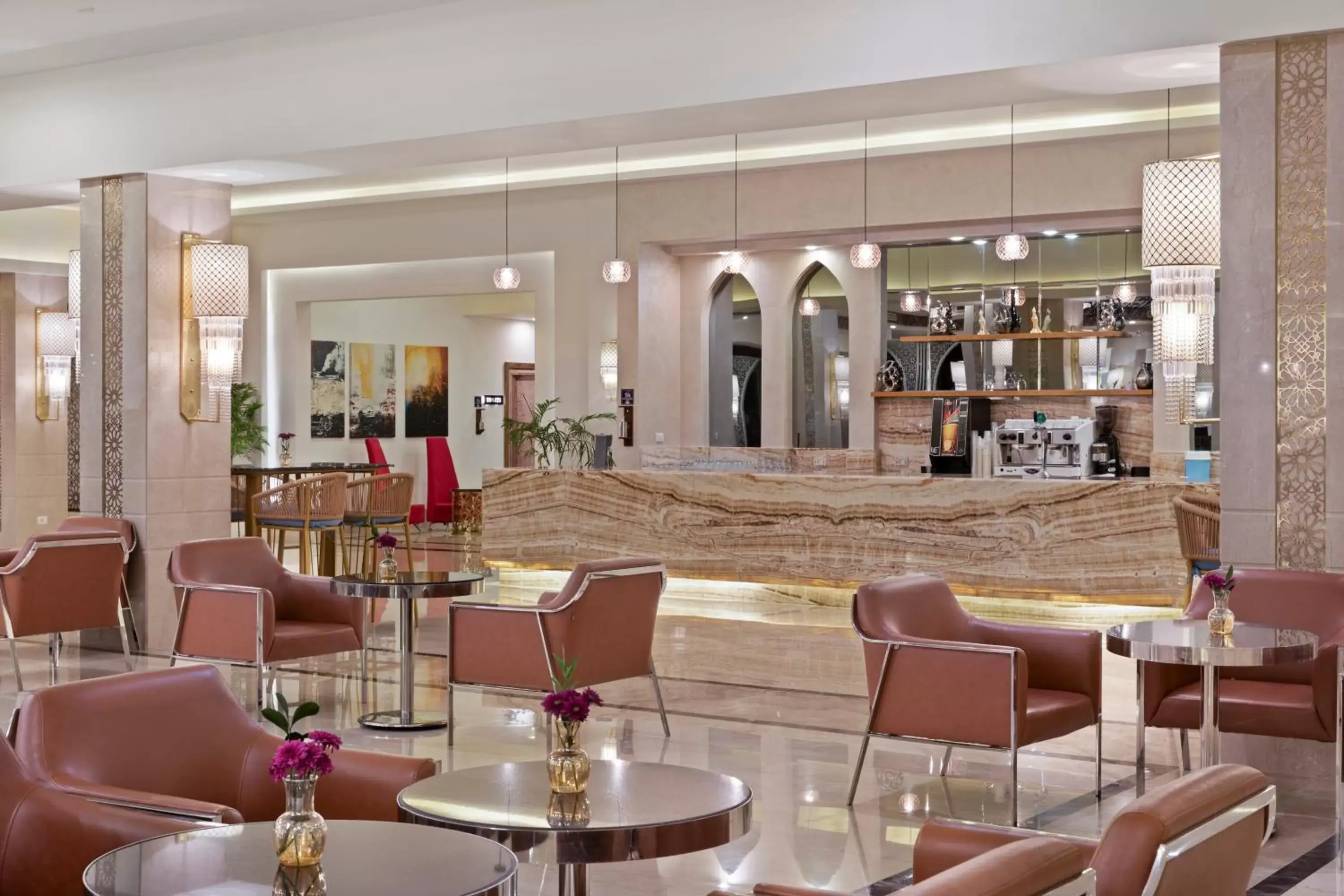 Lobby or reception, Lounge/Bar in Pickalbatros Dana Beach Resort - Hurghada