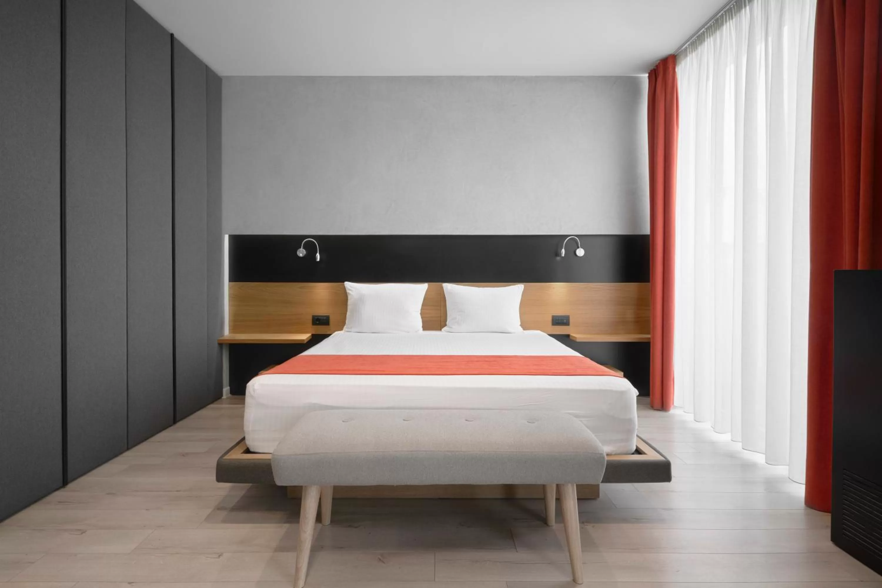 Seating area, Bed in Adella Boutique Hotel - Free Secured Parking