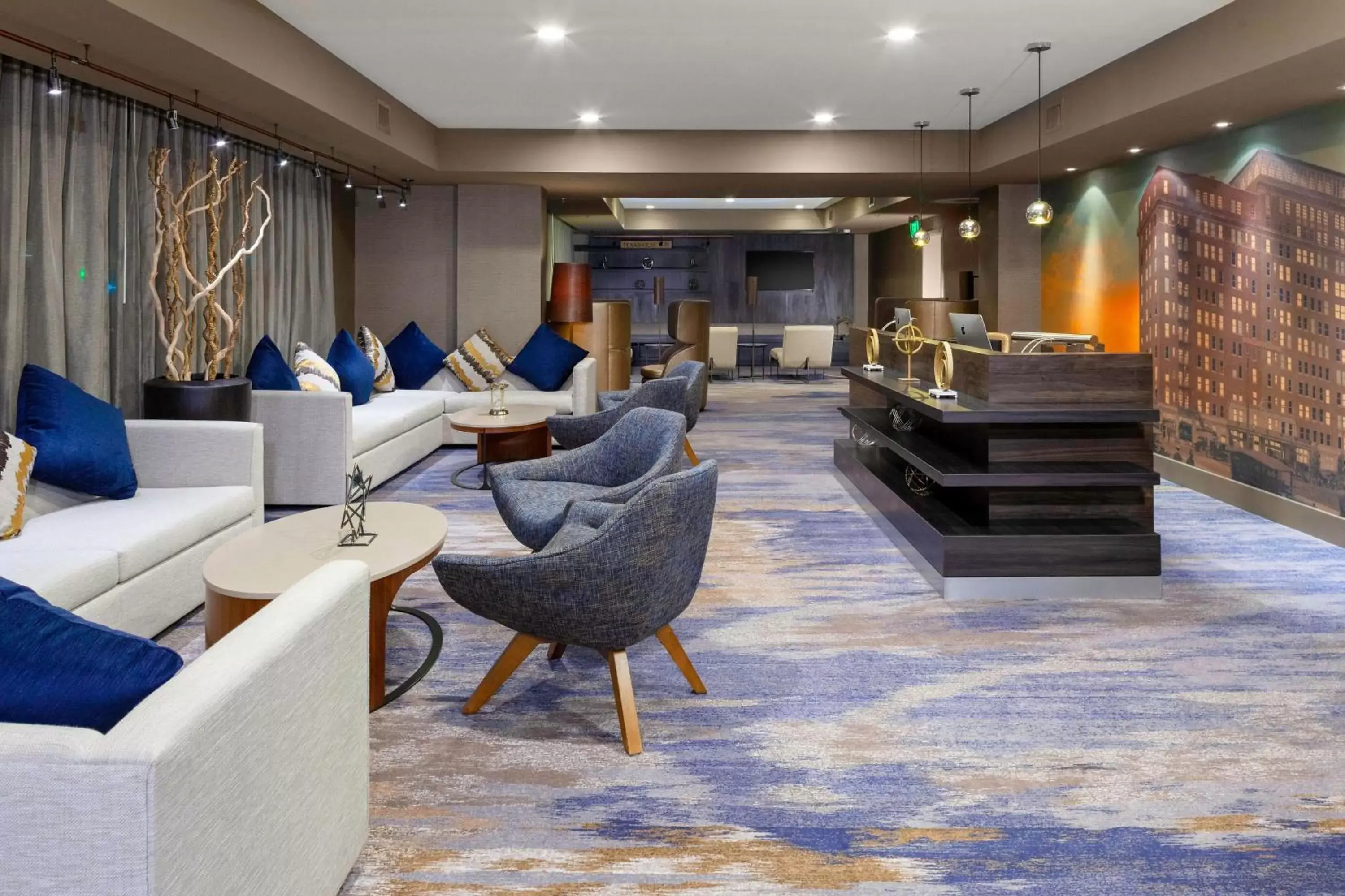 Lobby or reception, Lobby/Reception in Courtyard by Marriott Dallas Downtown/Reunion District