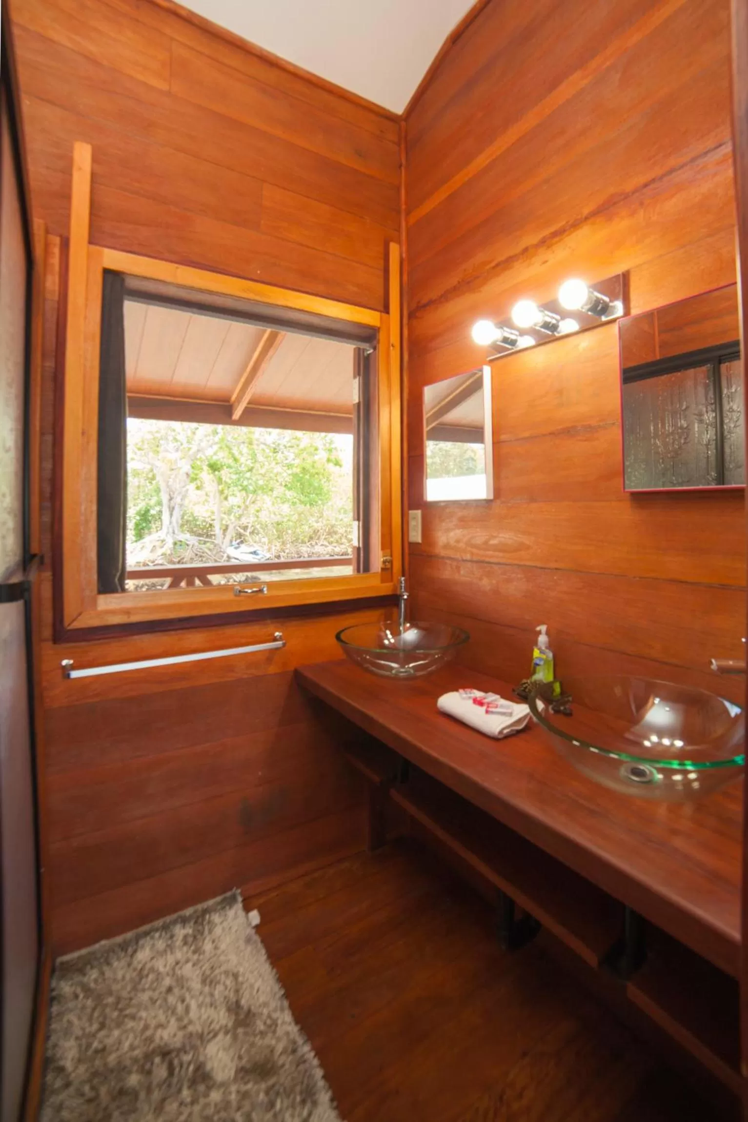 Bathroom in Aqui hoy cabañas