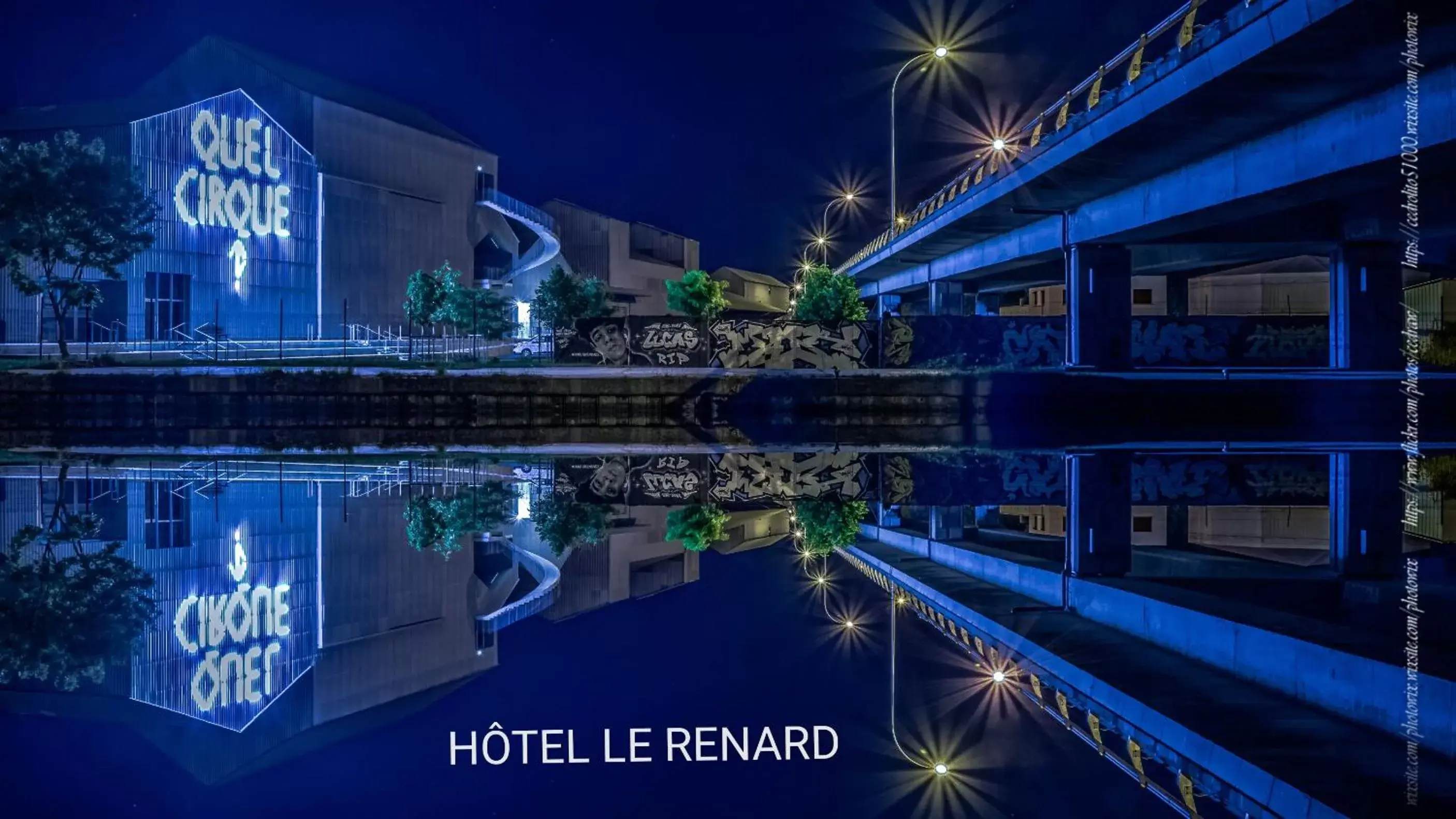 Decorative detail, Swimming Pool in HOTEL & SPA Le Renard Centre