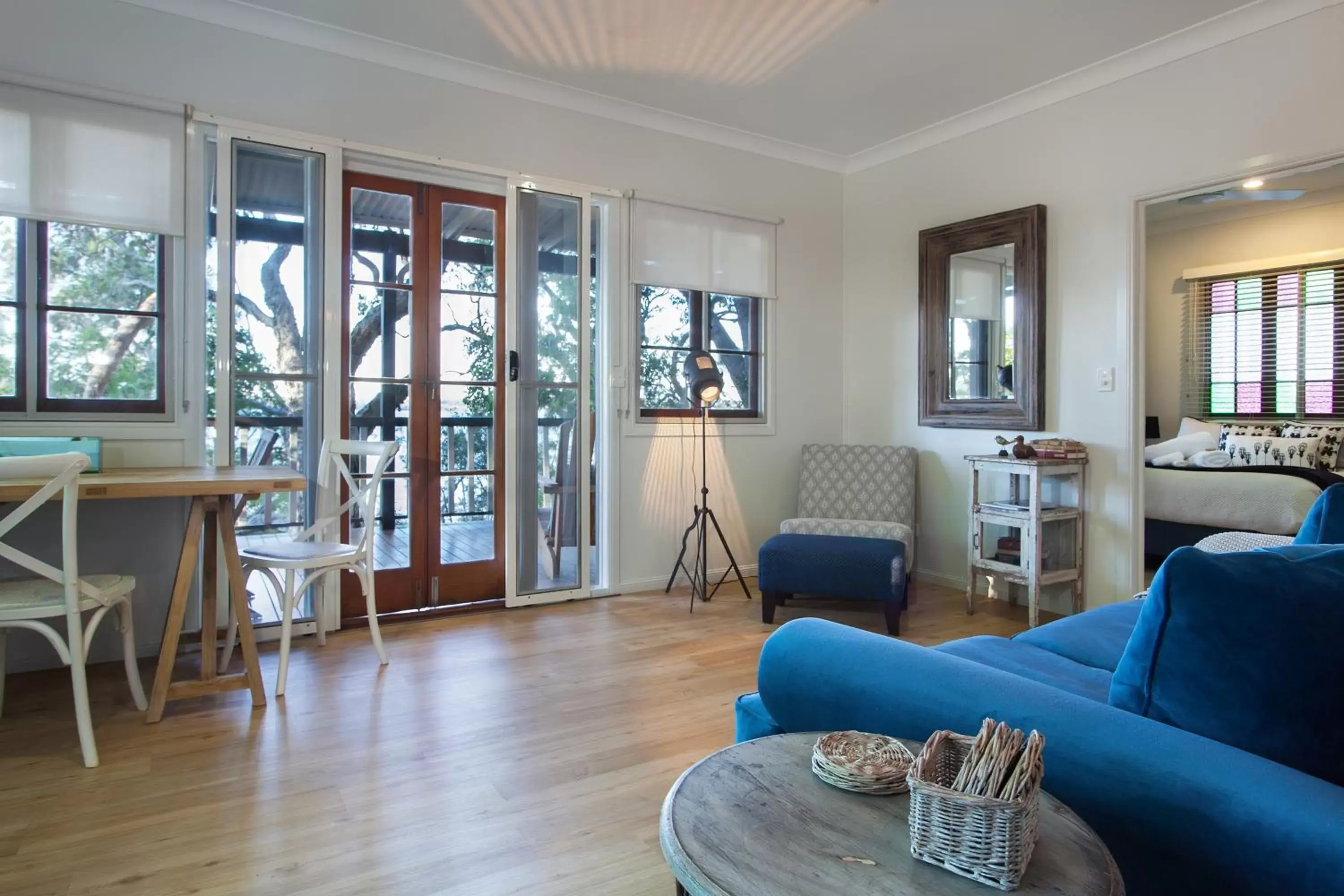 Living room, Seating Area in Eumarella Shores Noosa Lake Retreat